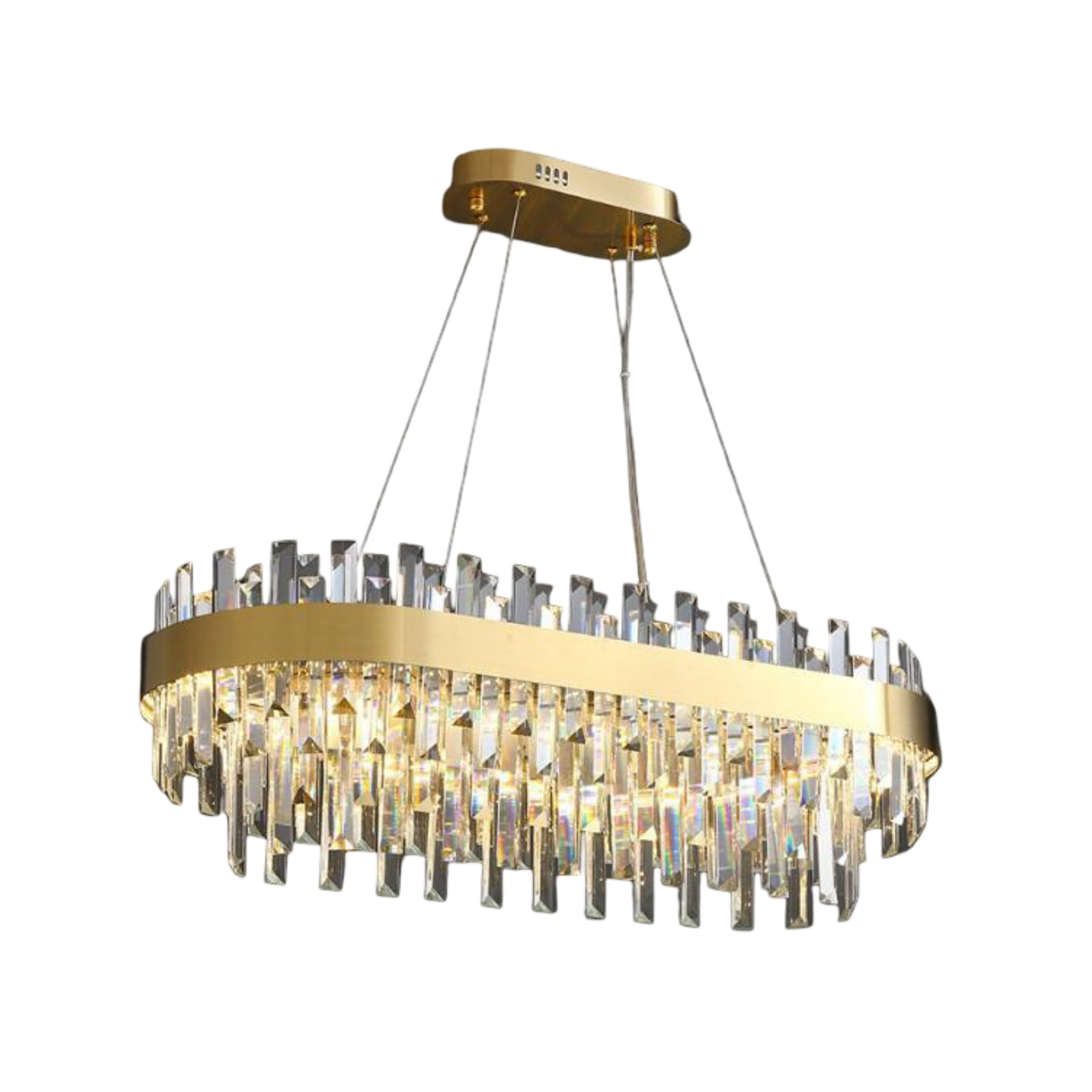 Lustre de Cristal Moderno PL-406-80CM