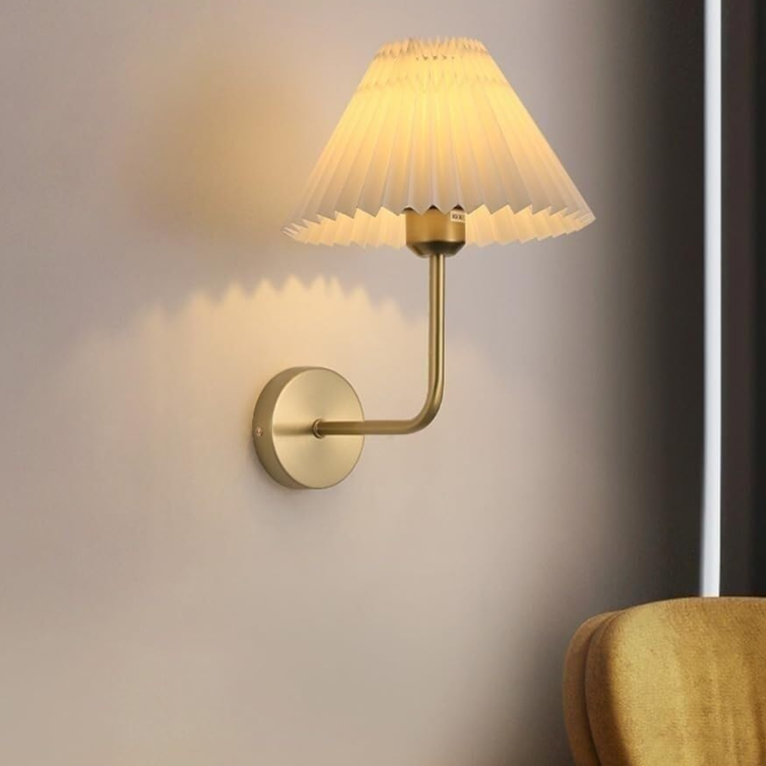 Arandela de parede elegante WL-512-G&B