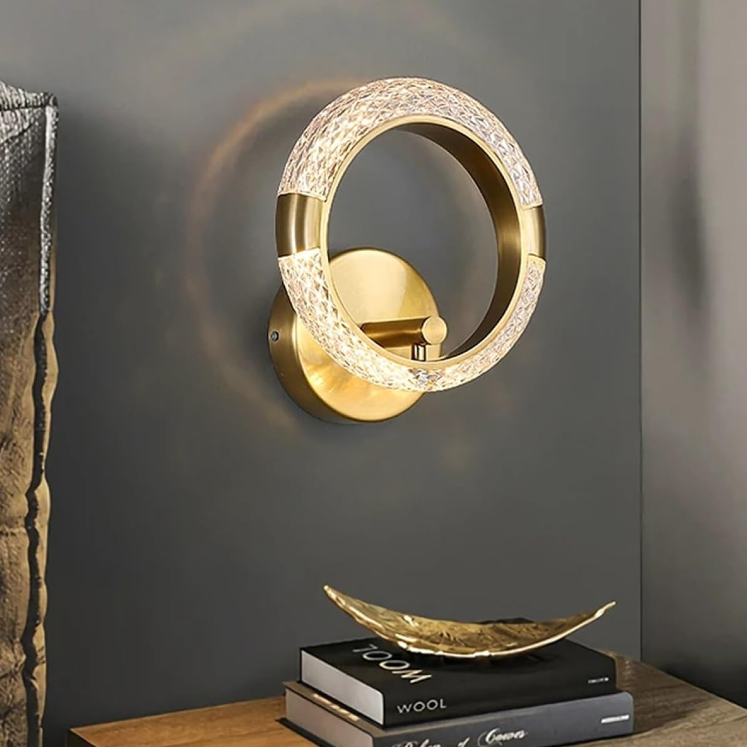 Arandela de Parede LED Dourada WL-102