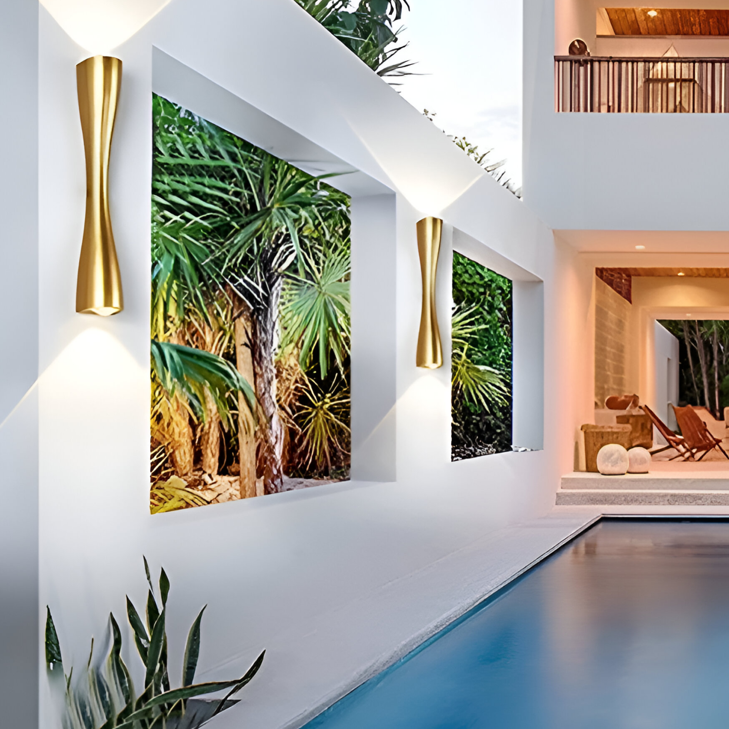 Luminaria dourado L-249-GD