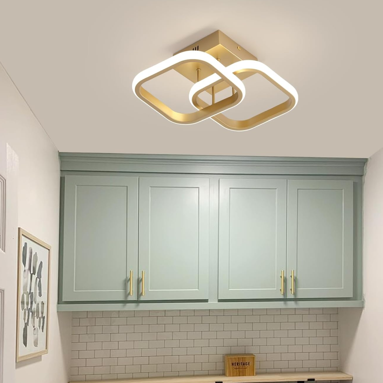 Luminária de teto LED moderna WL-326-WT