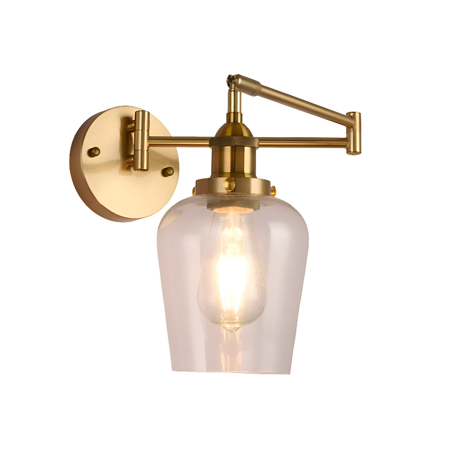 Arandela de parede douradaL WL-592