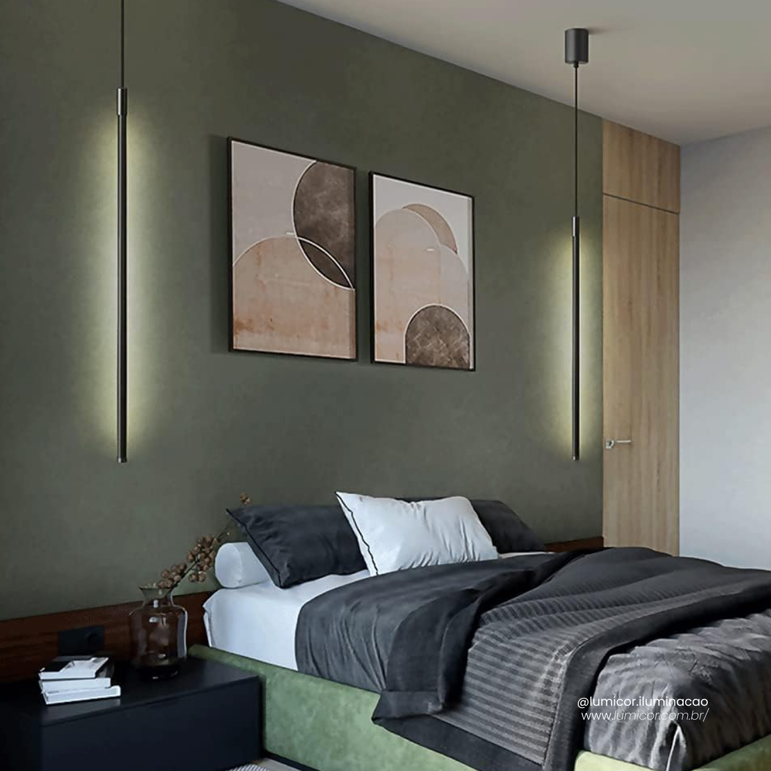 Luminária Pendente 010-BK