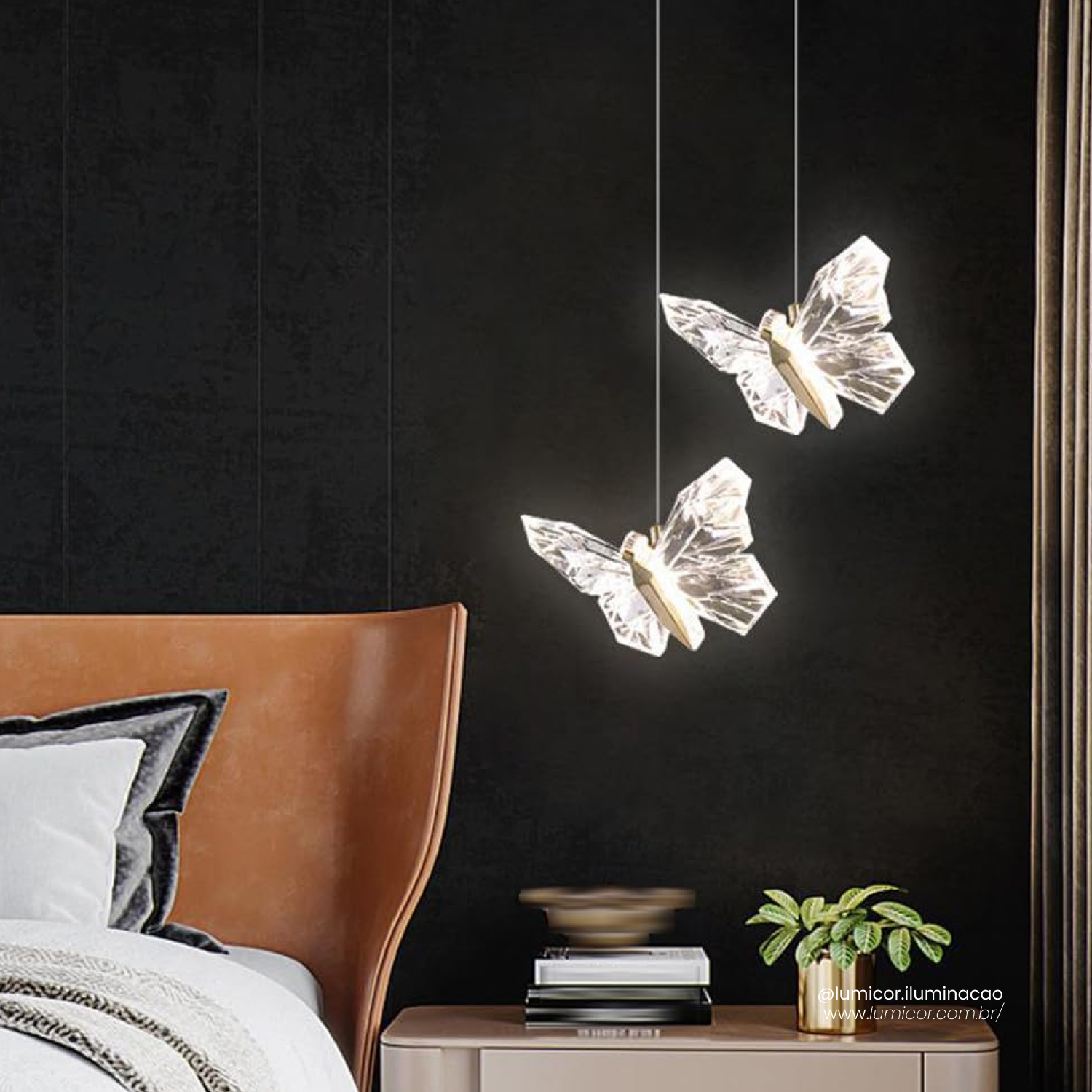Luminária Pendente Borboleta PL-063