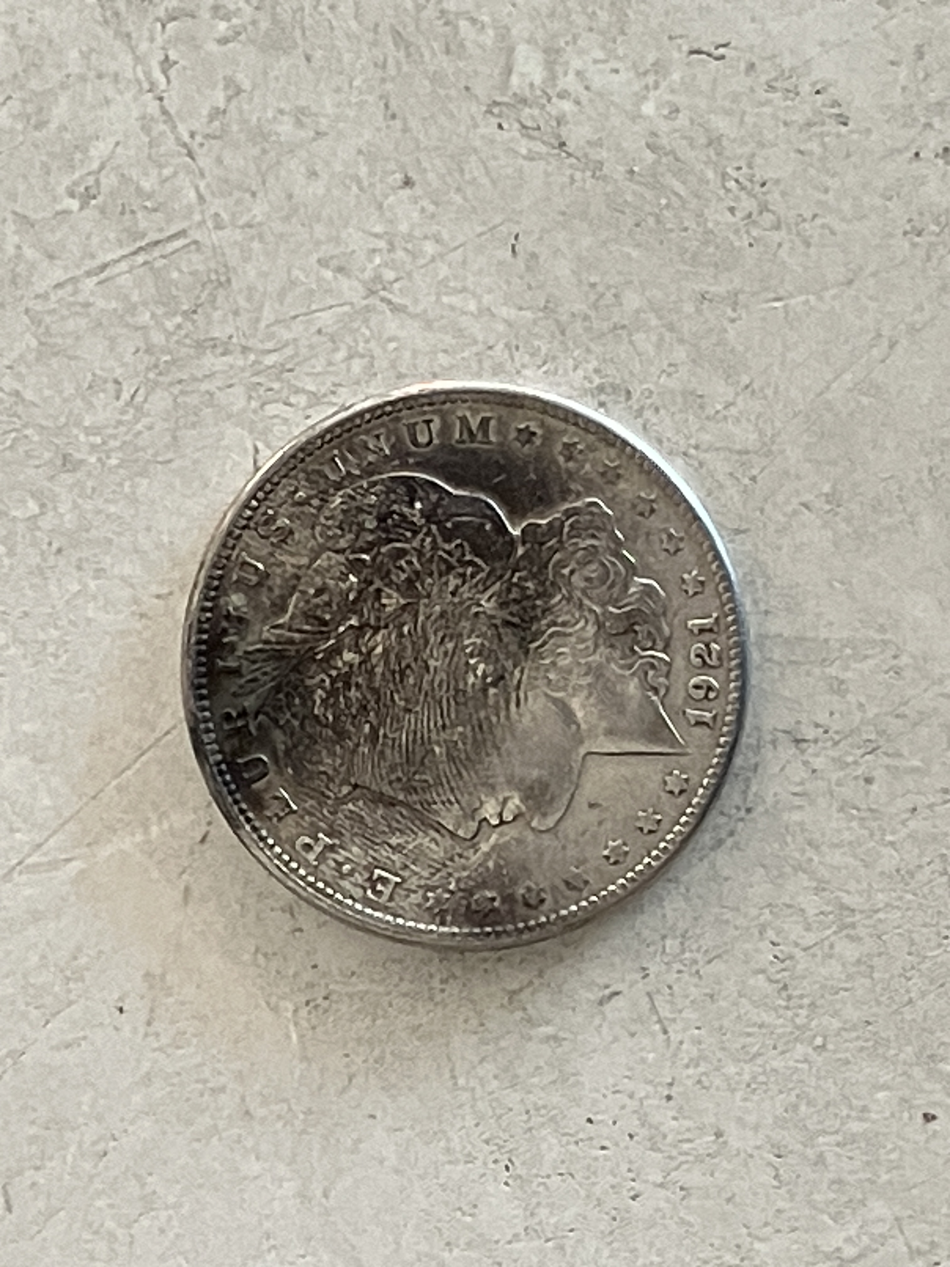 1921 Morgan Silver Dollar