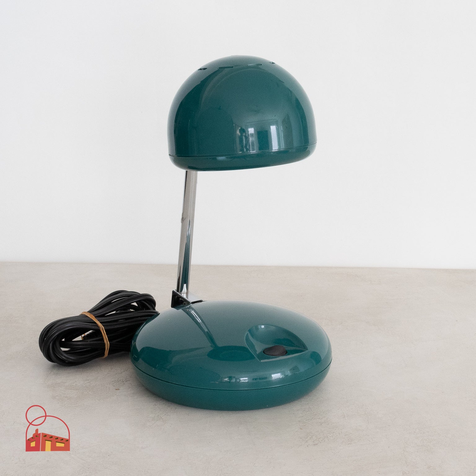 Vintage Tensor Model 650 Desk Lamp - Retro Adjustable Green Task Light