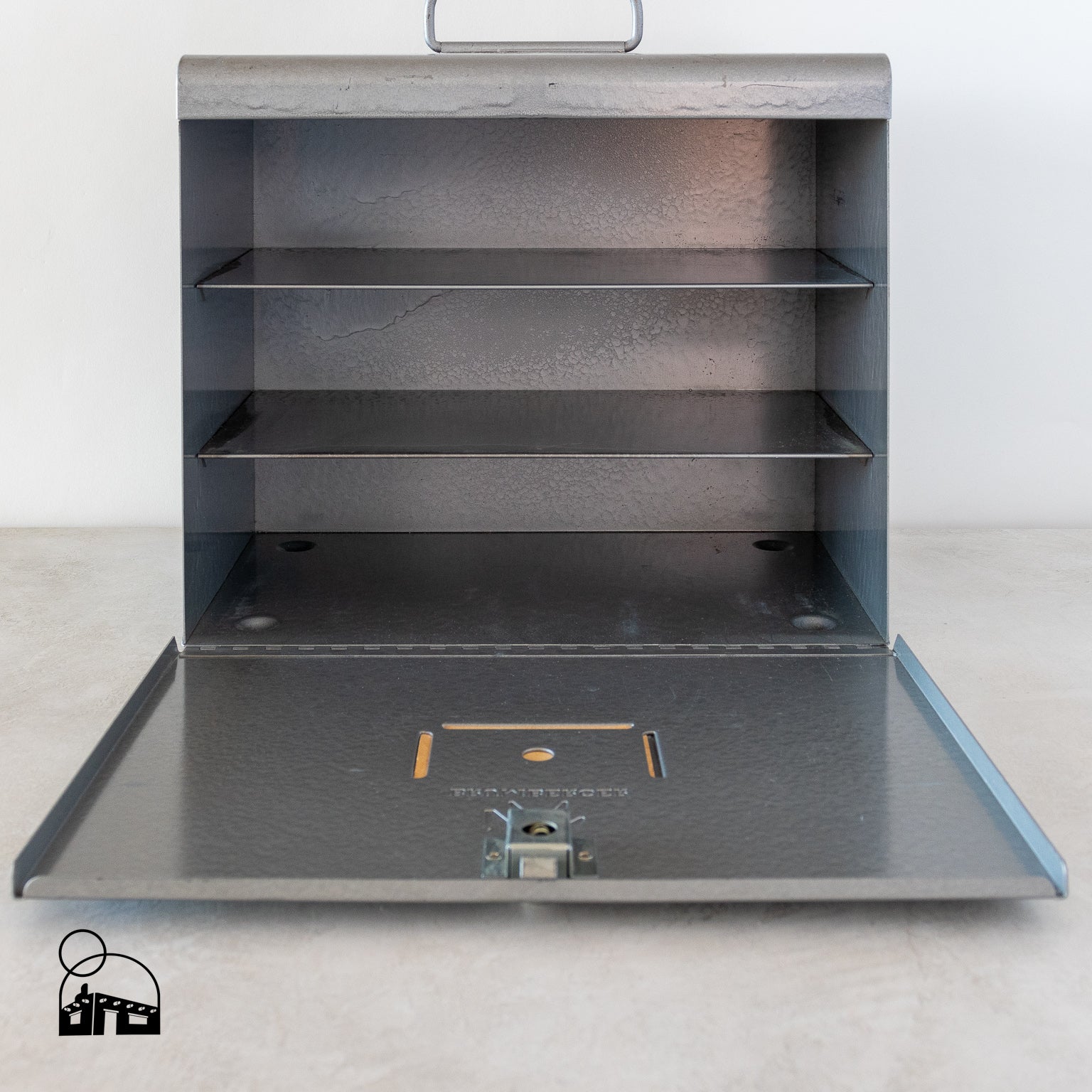 Vintage Brumberger Metal Film Storage Cabinet