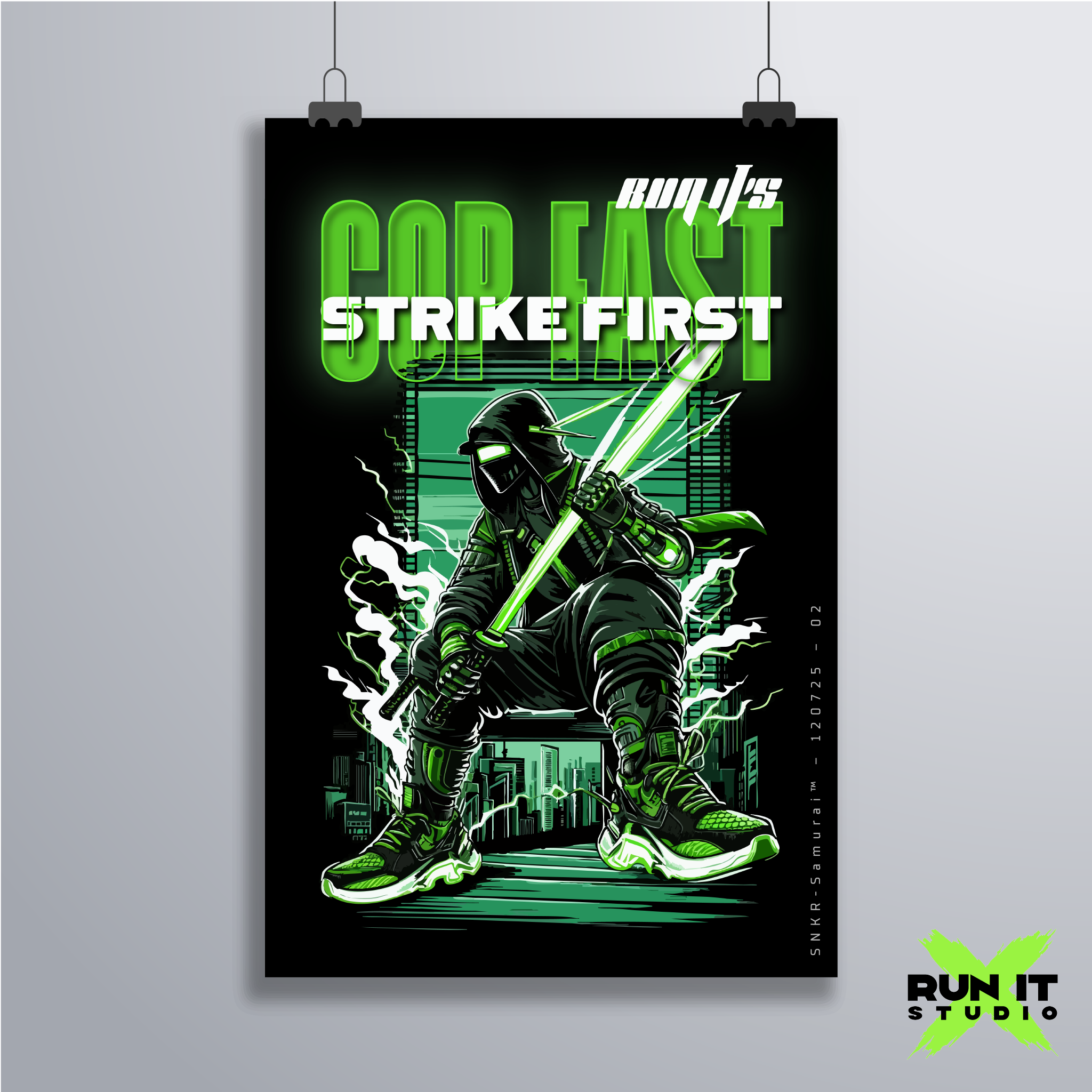 SNKR-Samurai™ - Cop Fast, Strike First
