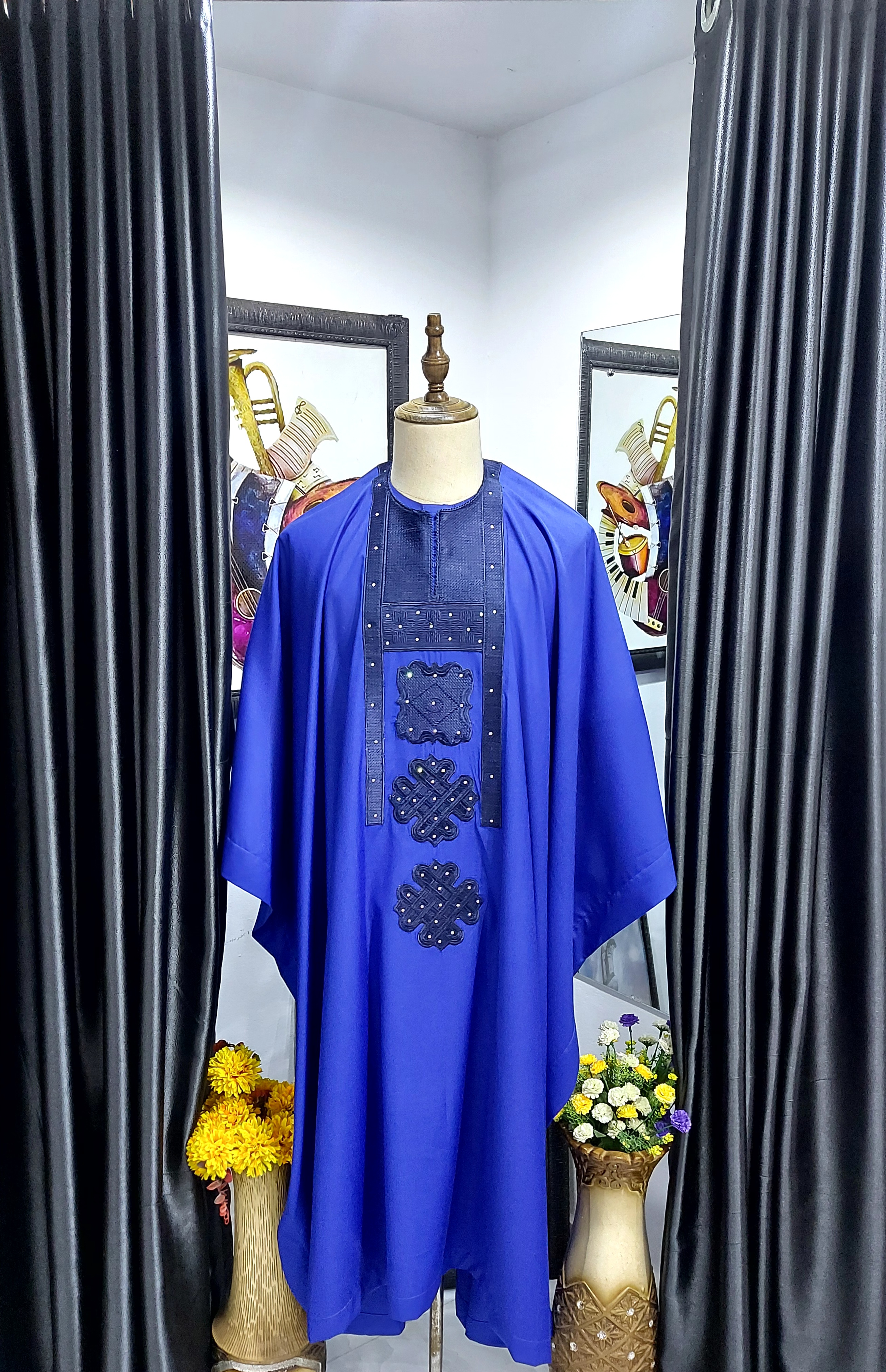 Royal Blue Agbada