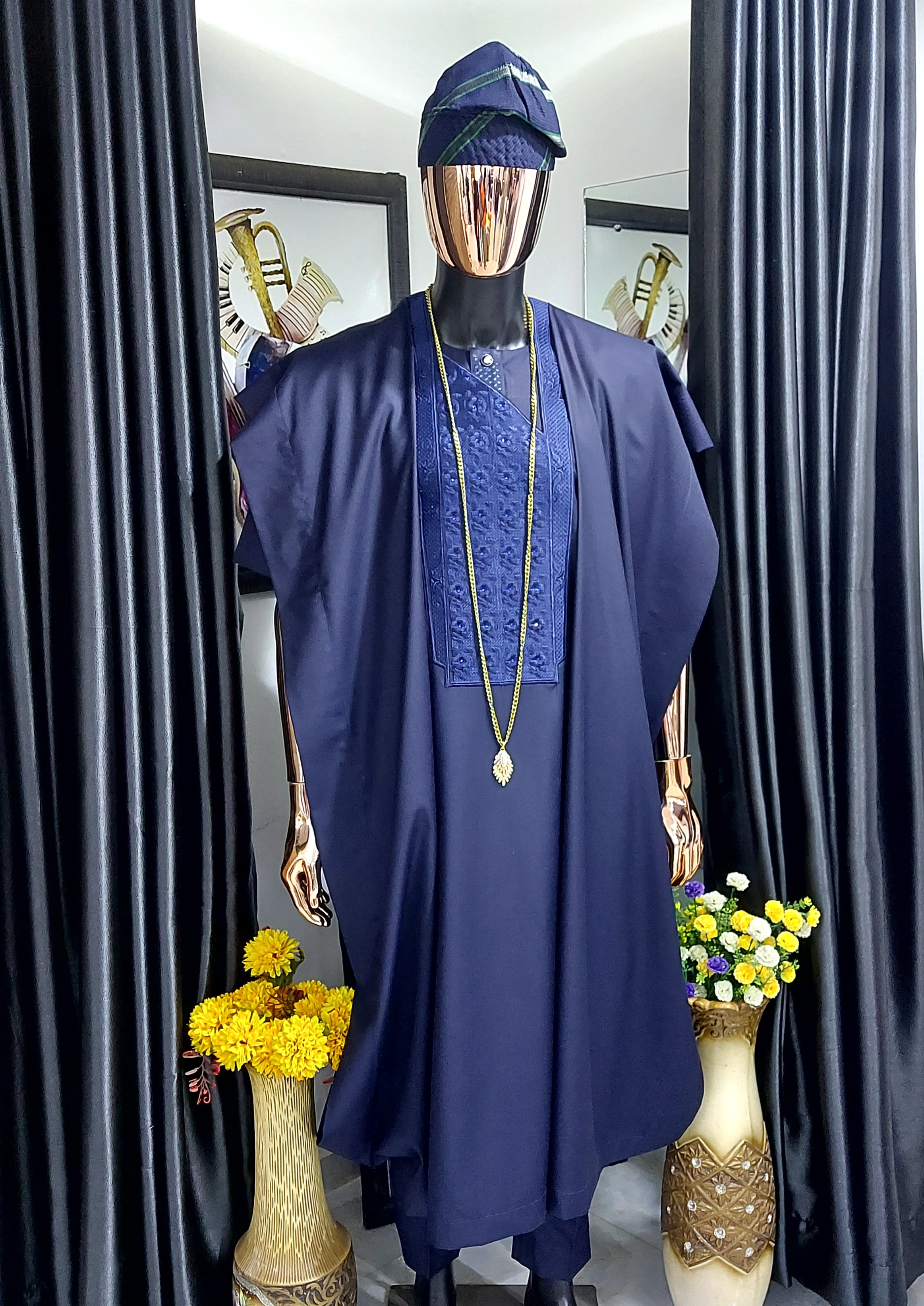Men’s Traditional Agbada Outfit