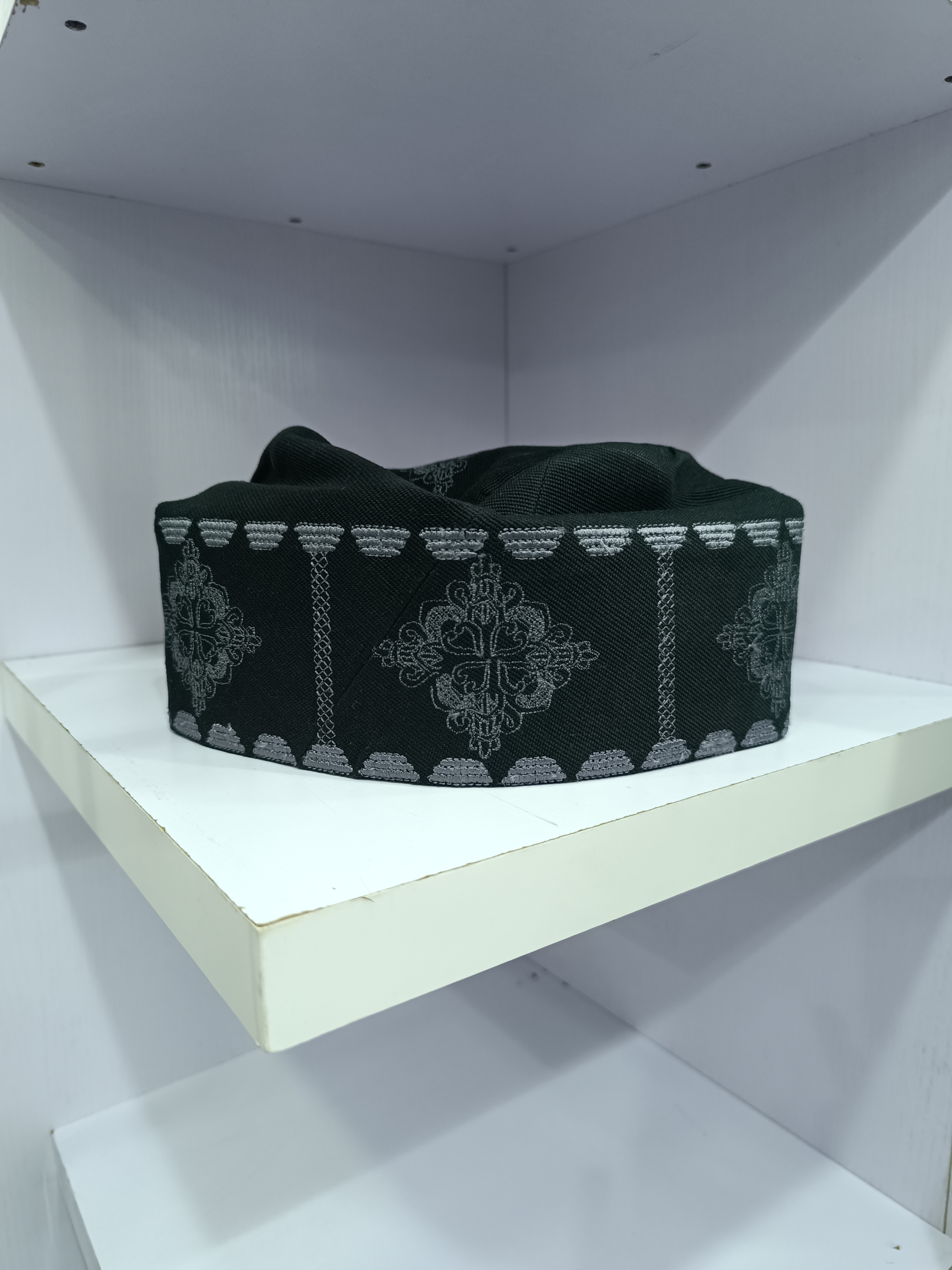 Traditional Embroidered Muslim Cap