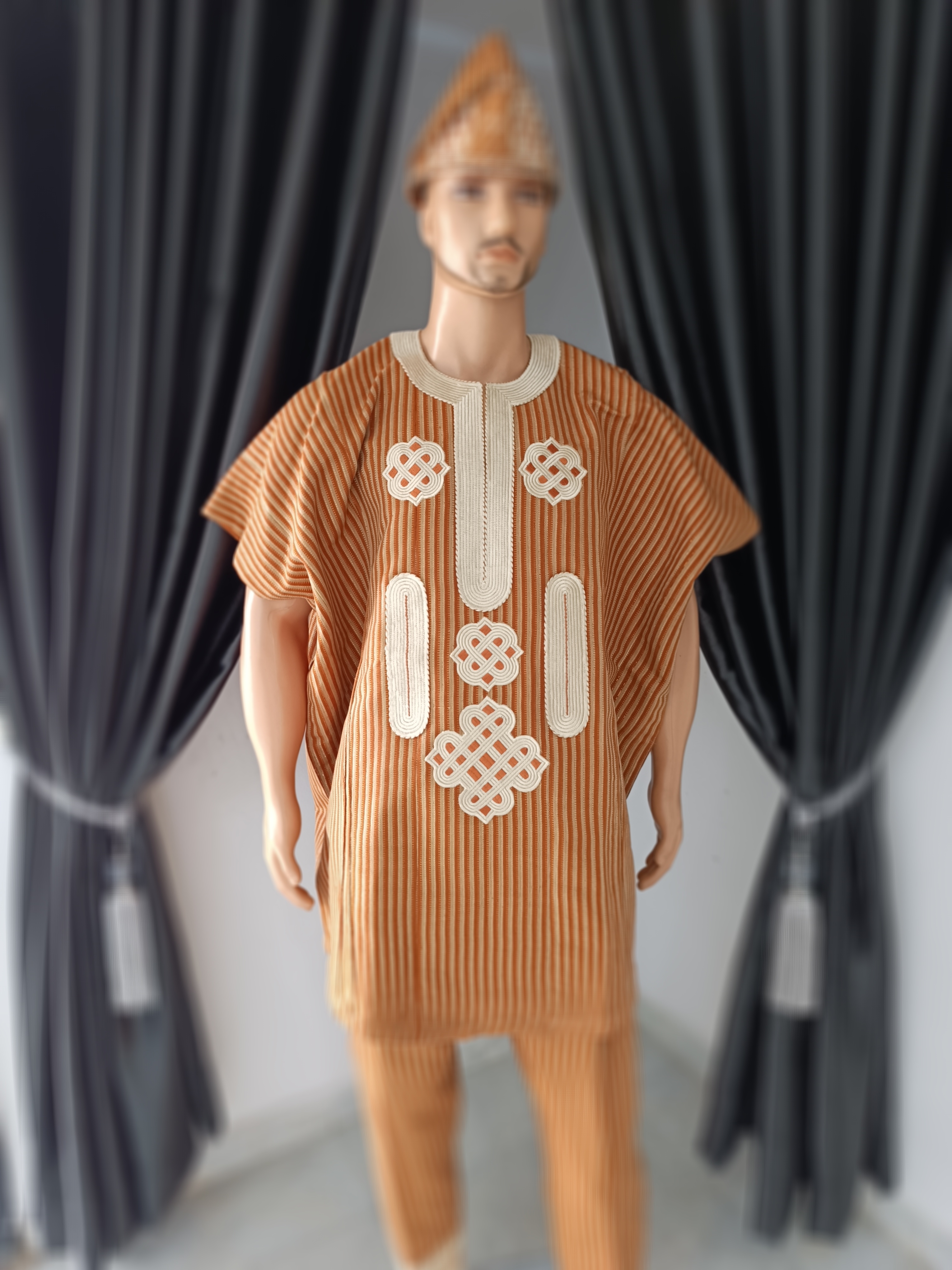 Traditional Light Brown Dansiki
