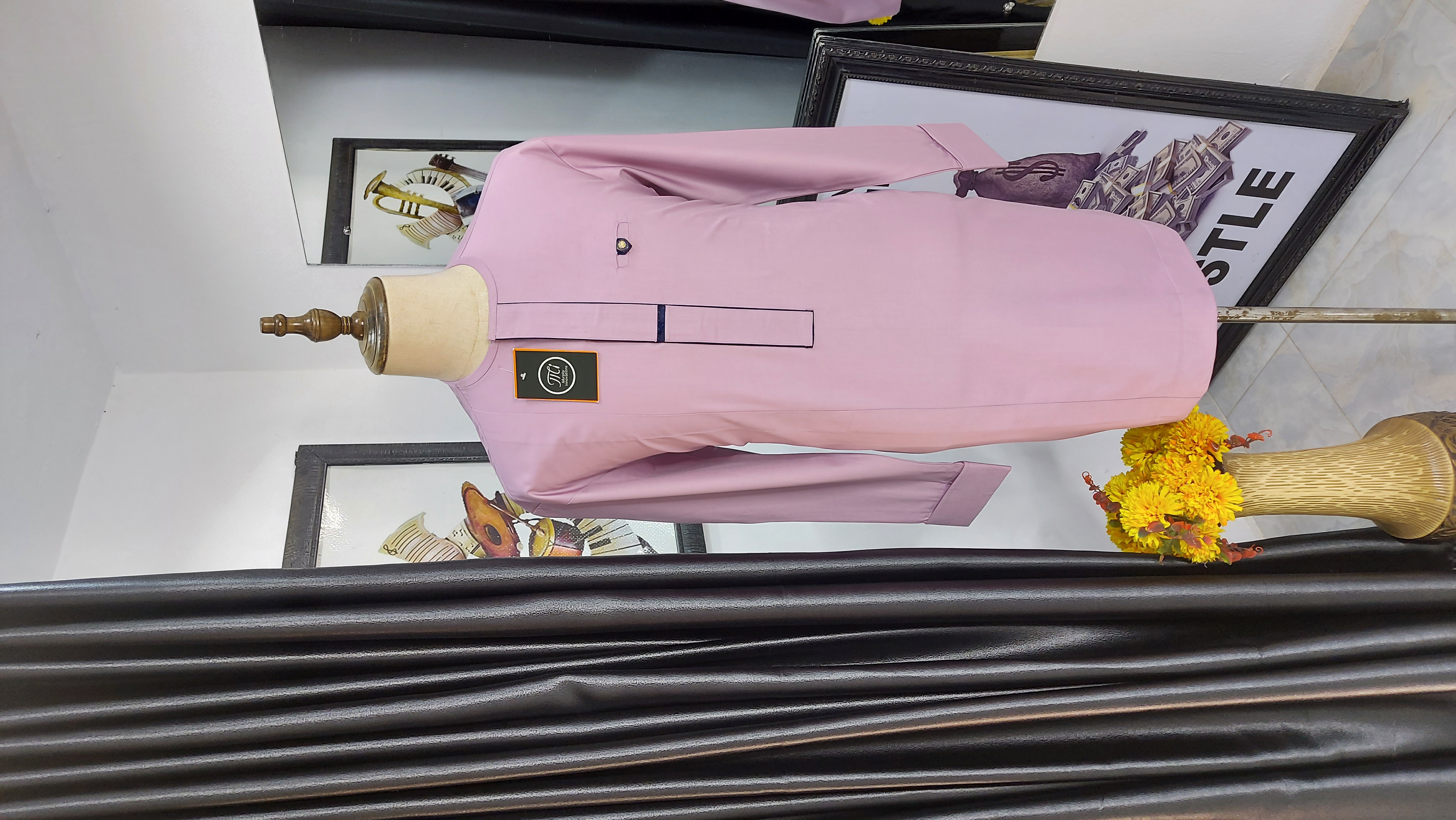 Men's Pink Traditional Thobe