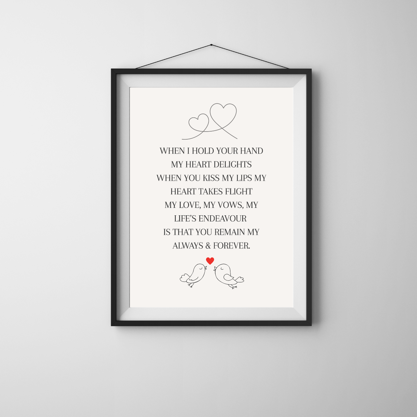 Romantic Love Art Duo Prints