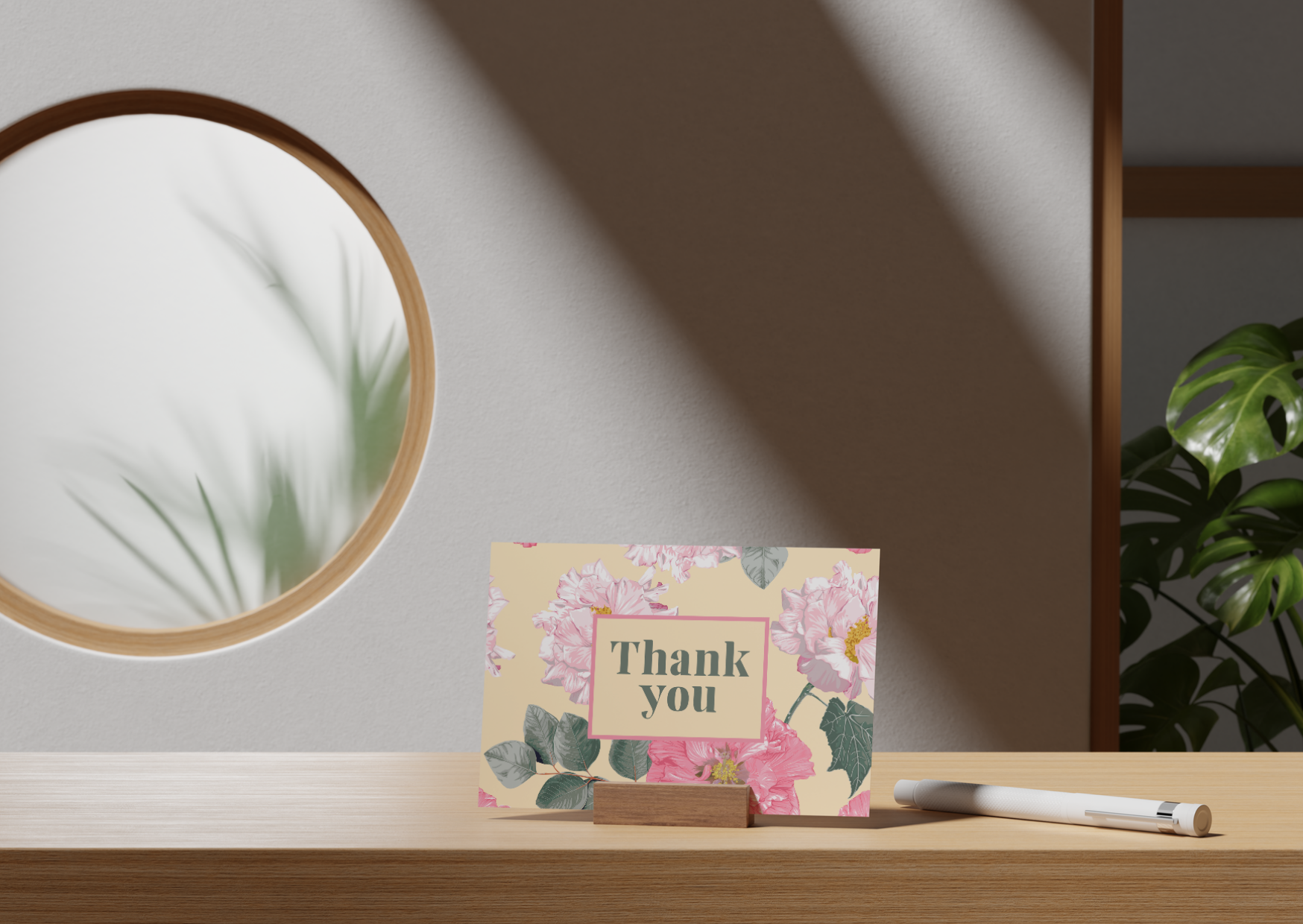 Floral Thank You Pack of 6 Cards