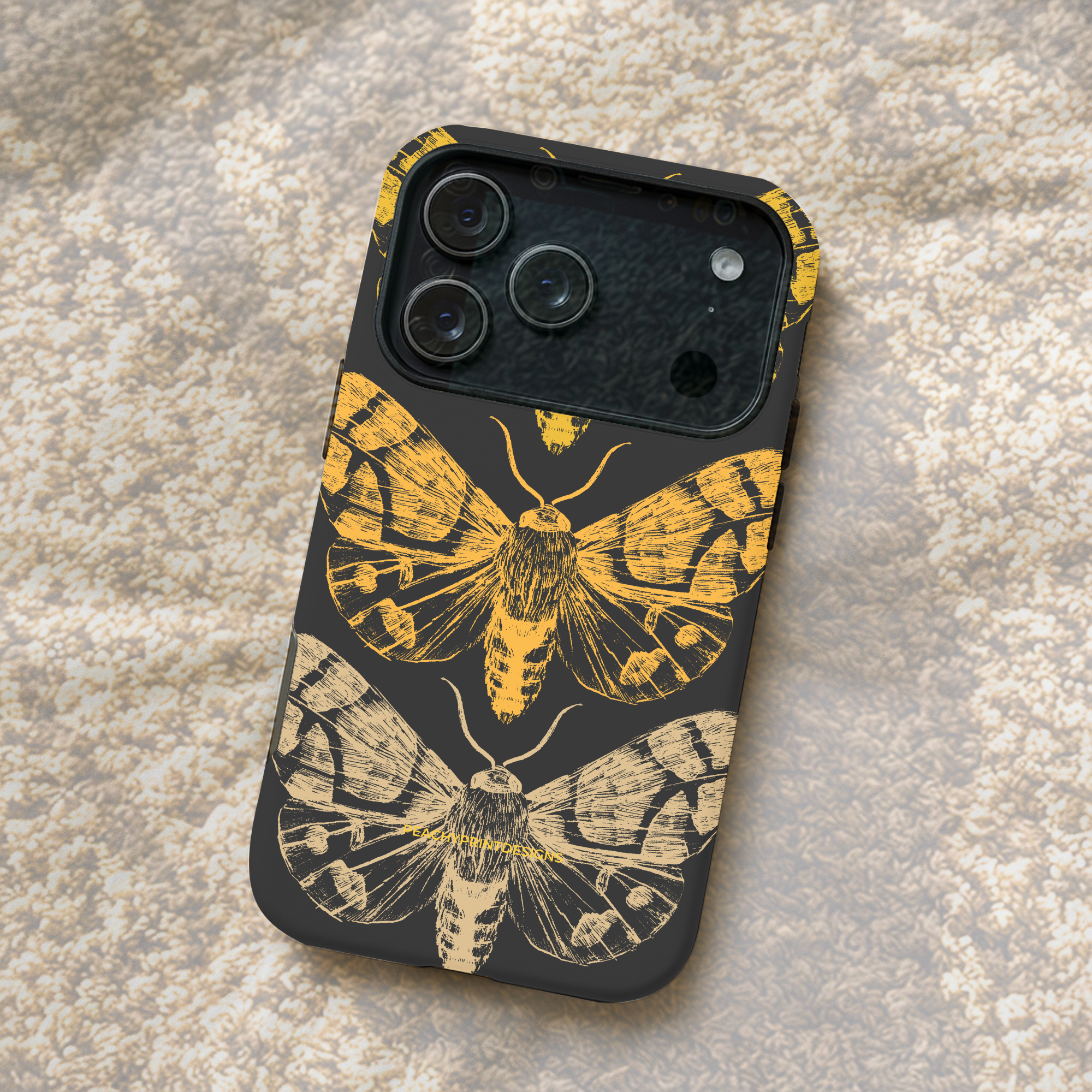 Fly Like A Butterfly Tough Phone Case (Bronze)