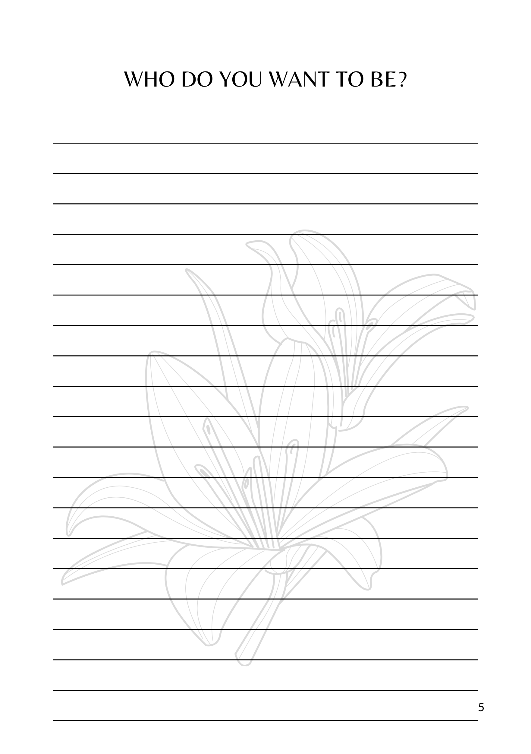 ON SALE | Digital Download | 70+ page Personal Development Journal