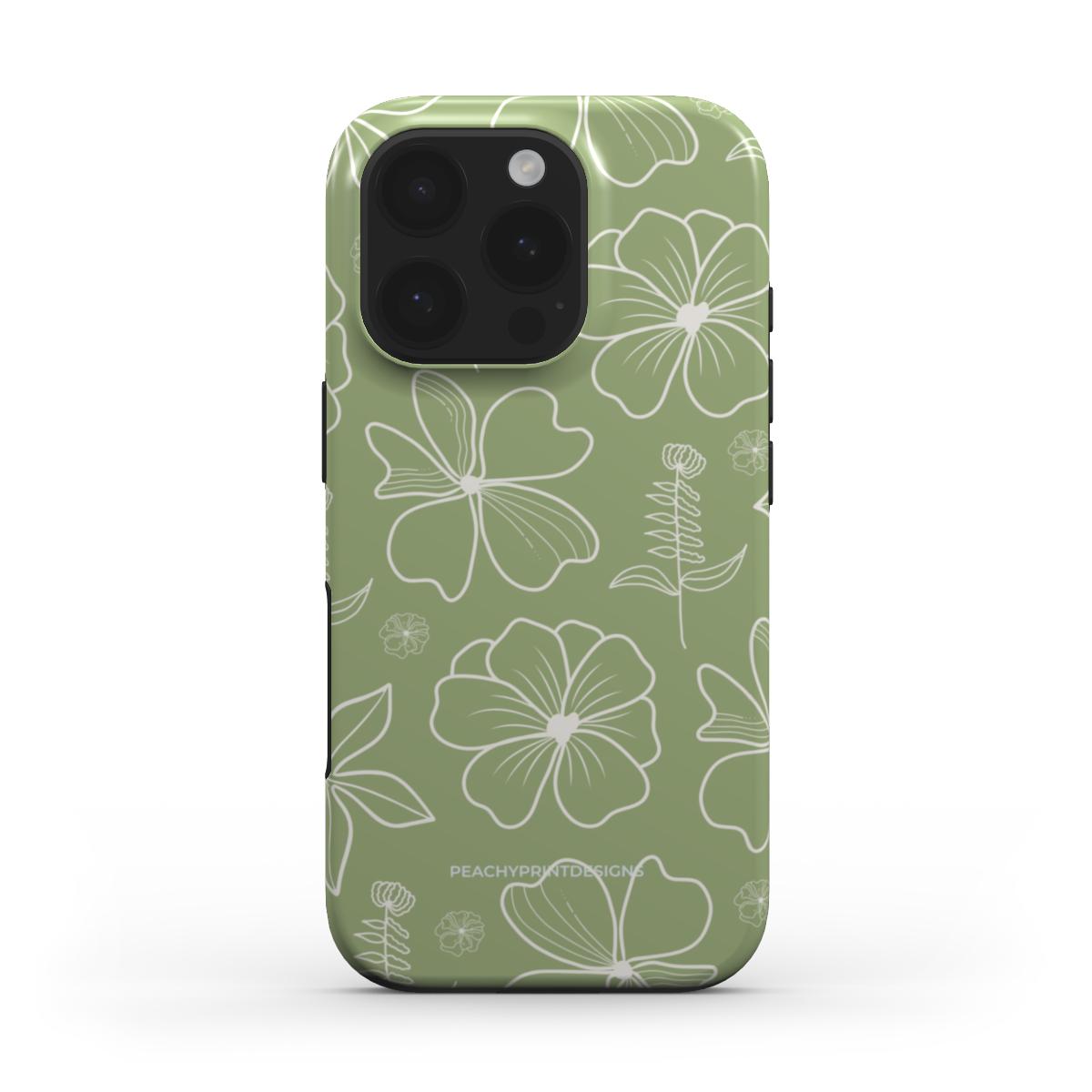 Floral Fusion Tough Phone Case