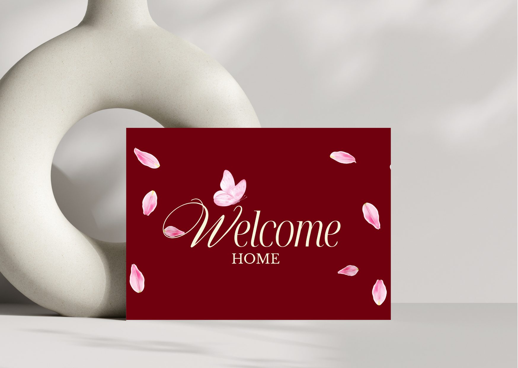 Welcome Home Pack of 6 Flat Greeting Cards