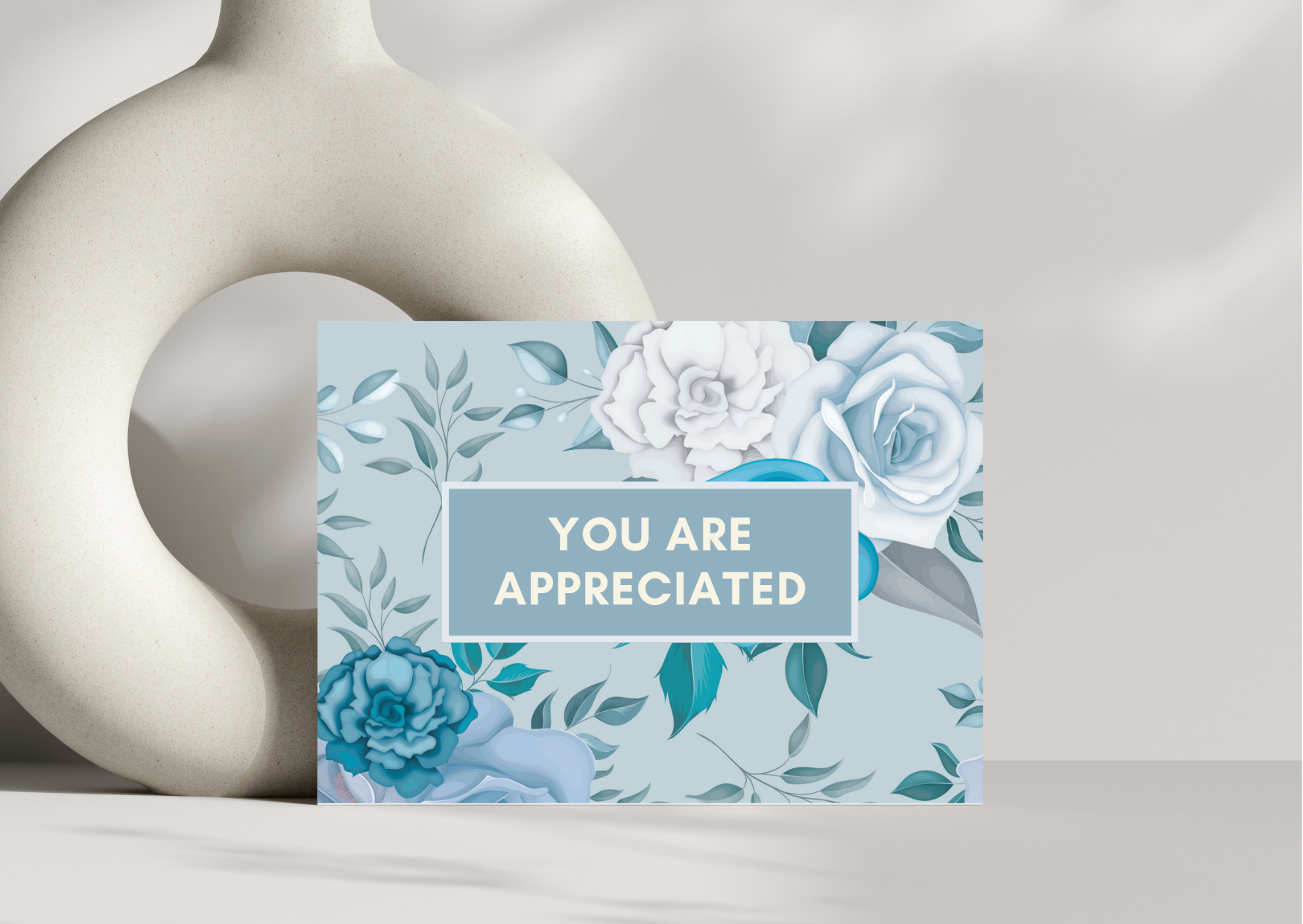 You Are Appreciated Pack of 6 Note Cards