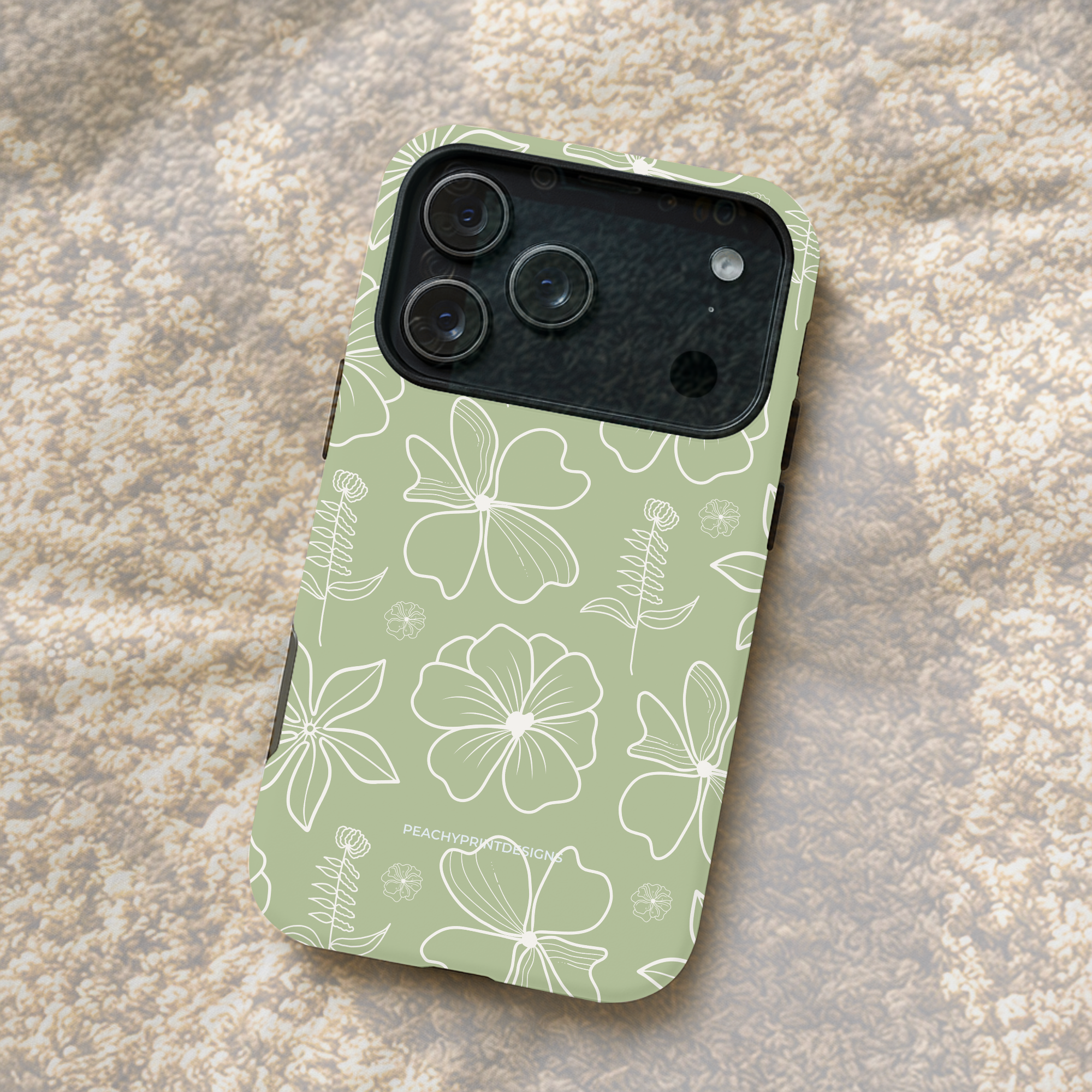 Floral Fusion Tough Phone Case