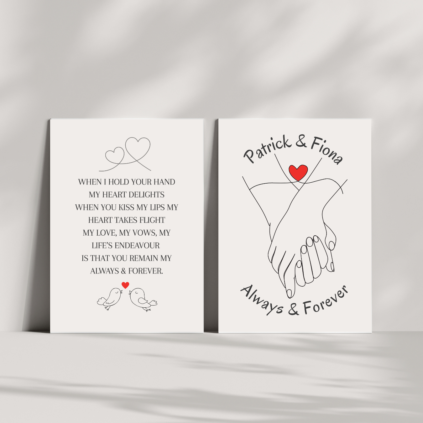 Romantic Poster Designs