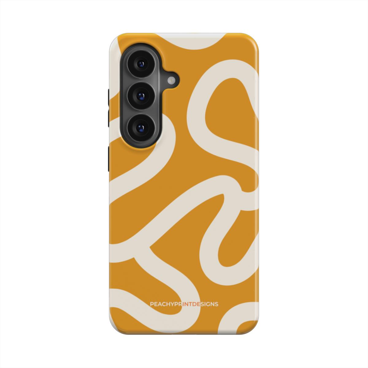 Highway Tough Phone Case (Orange & Cream)