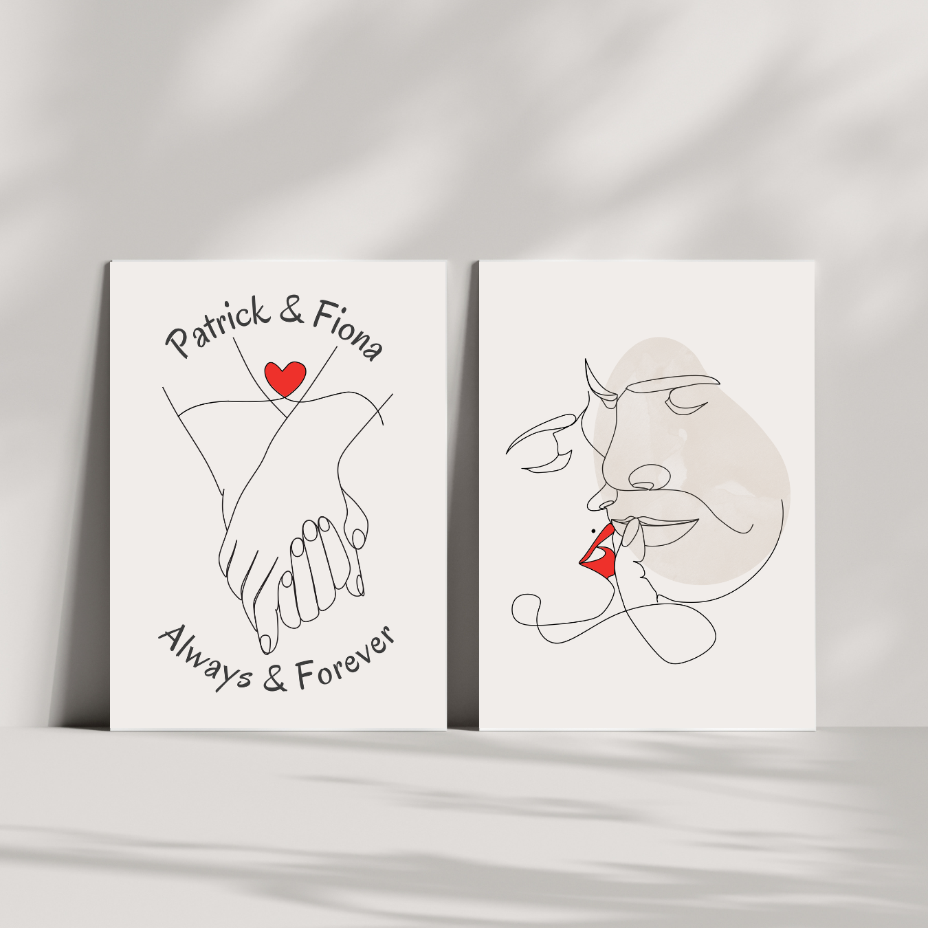 Romantic Couple Love Prints