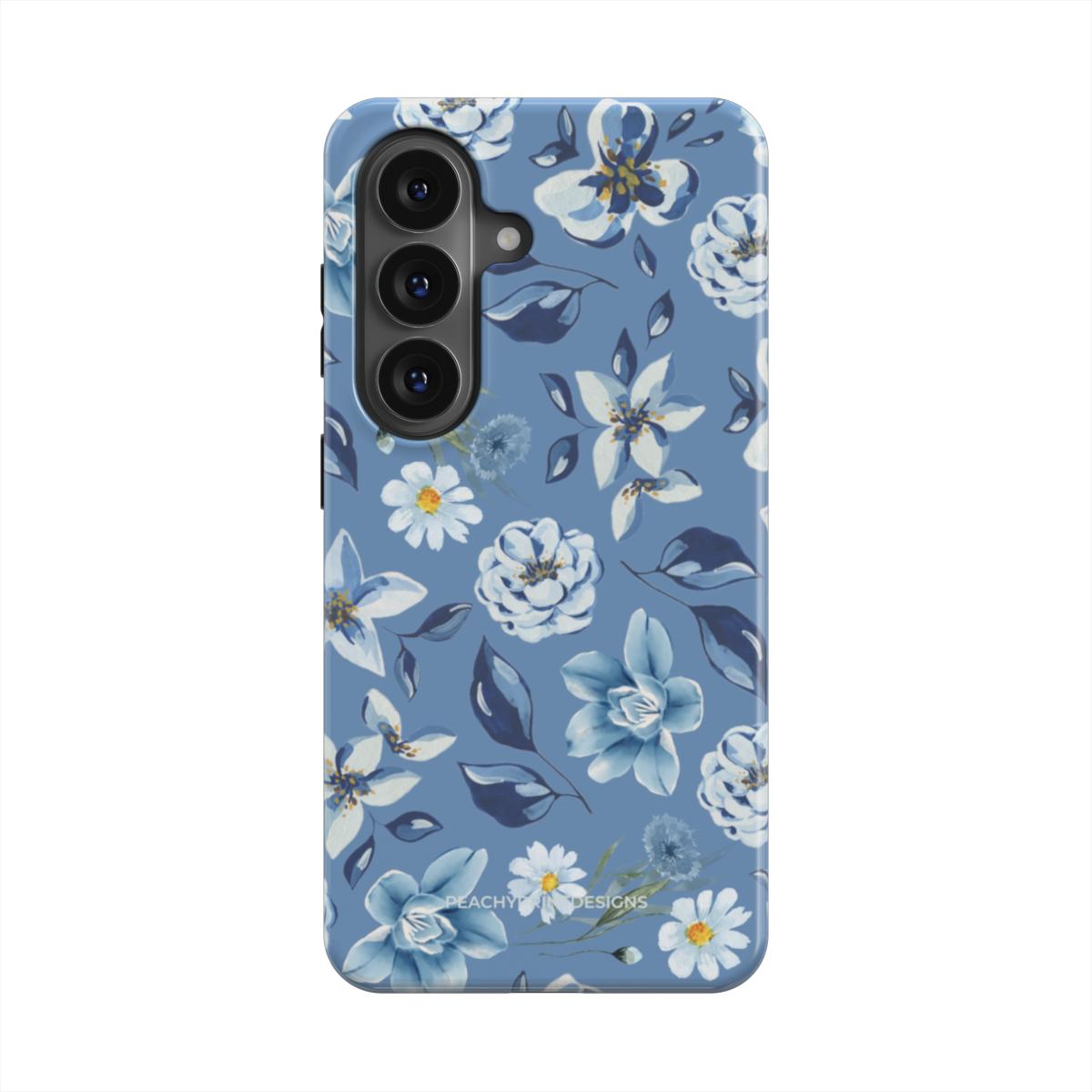 Blu-Ming Floral Tough Phone Case