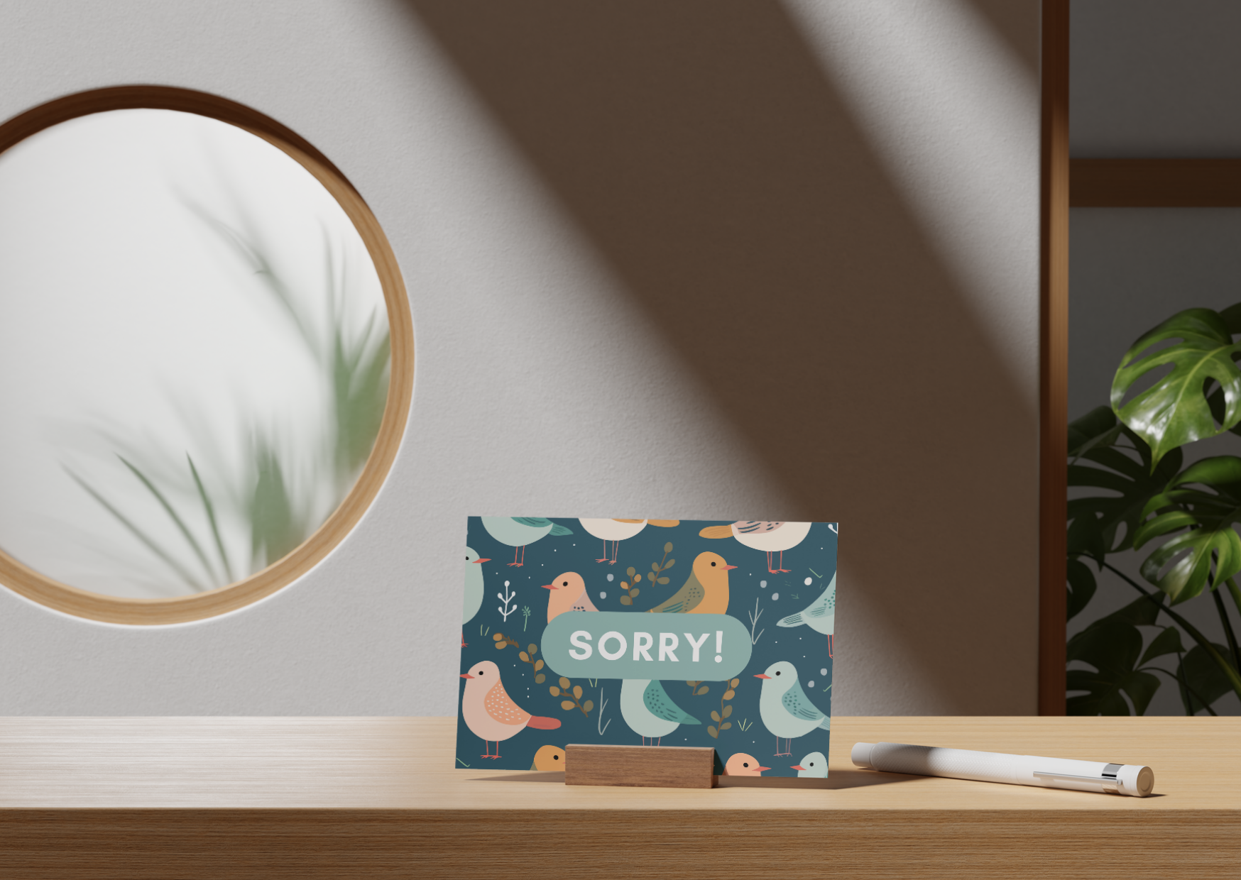 Apology Pack of 6 Note Cards