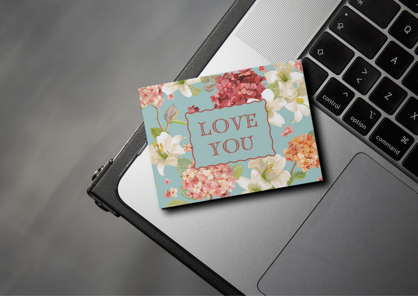 Floral Love You Pack of 6 Note Cards