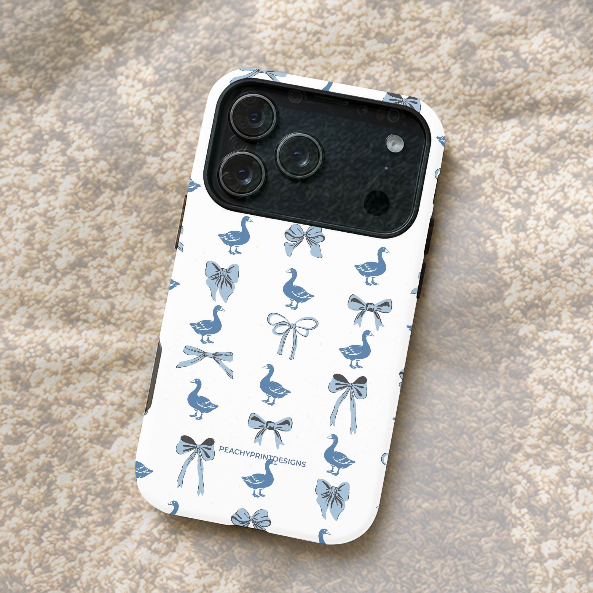 Duckin Bows Tough Phone Case