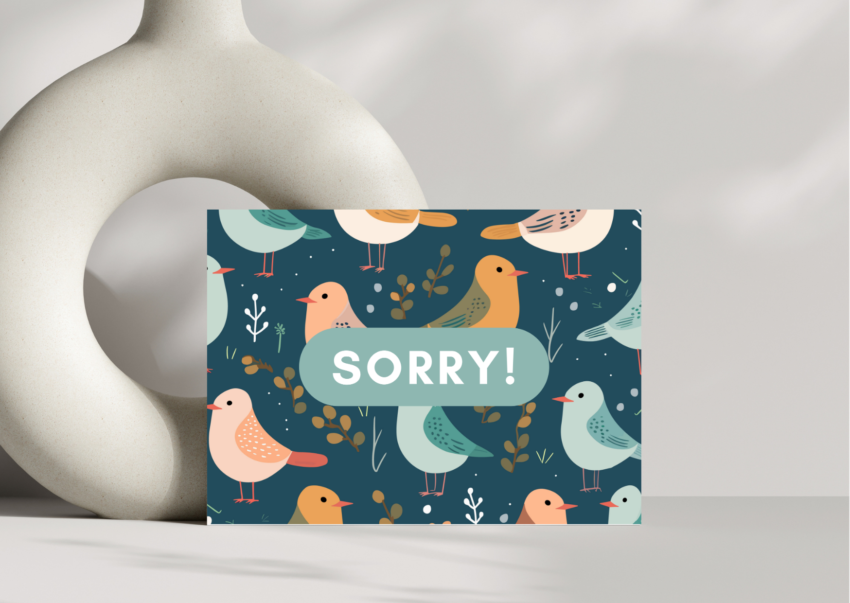 Apology Pack of 6 Note Cards