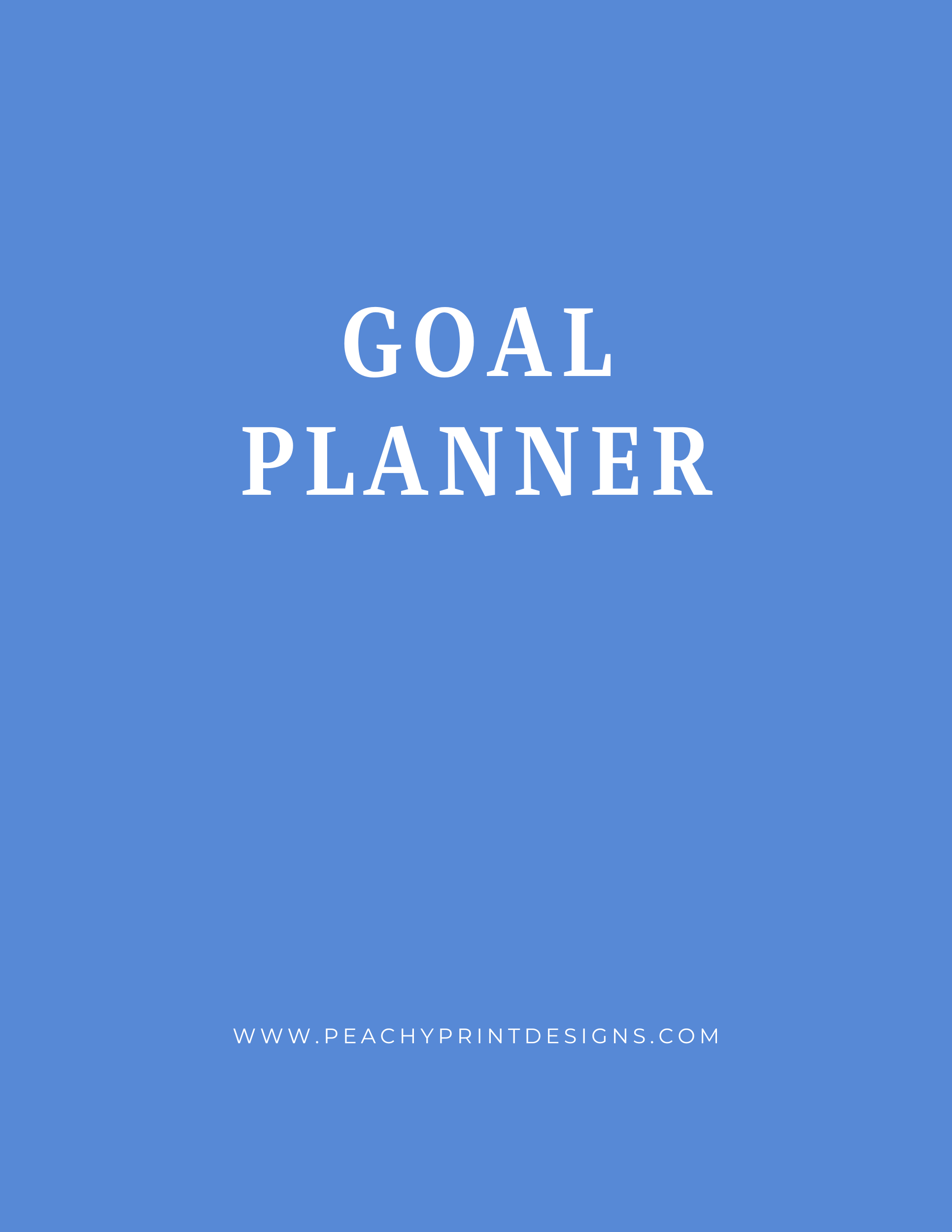 FREEBIE | 30+ page Goal Planner Printable Set