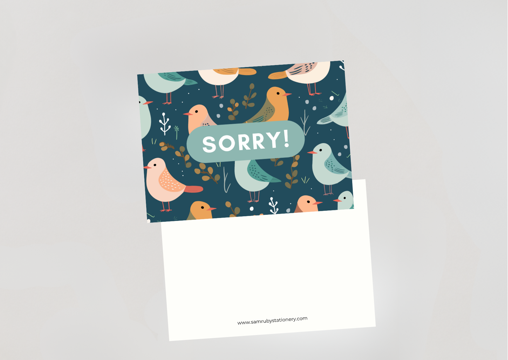 Apology Pack of 6 Note Cards