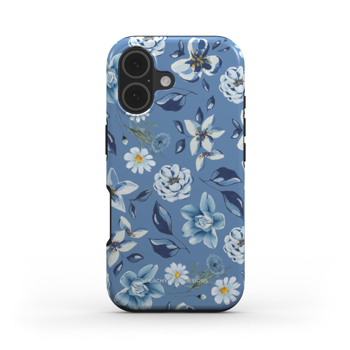 Blu-Ming Floral Tough Phone Case