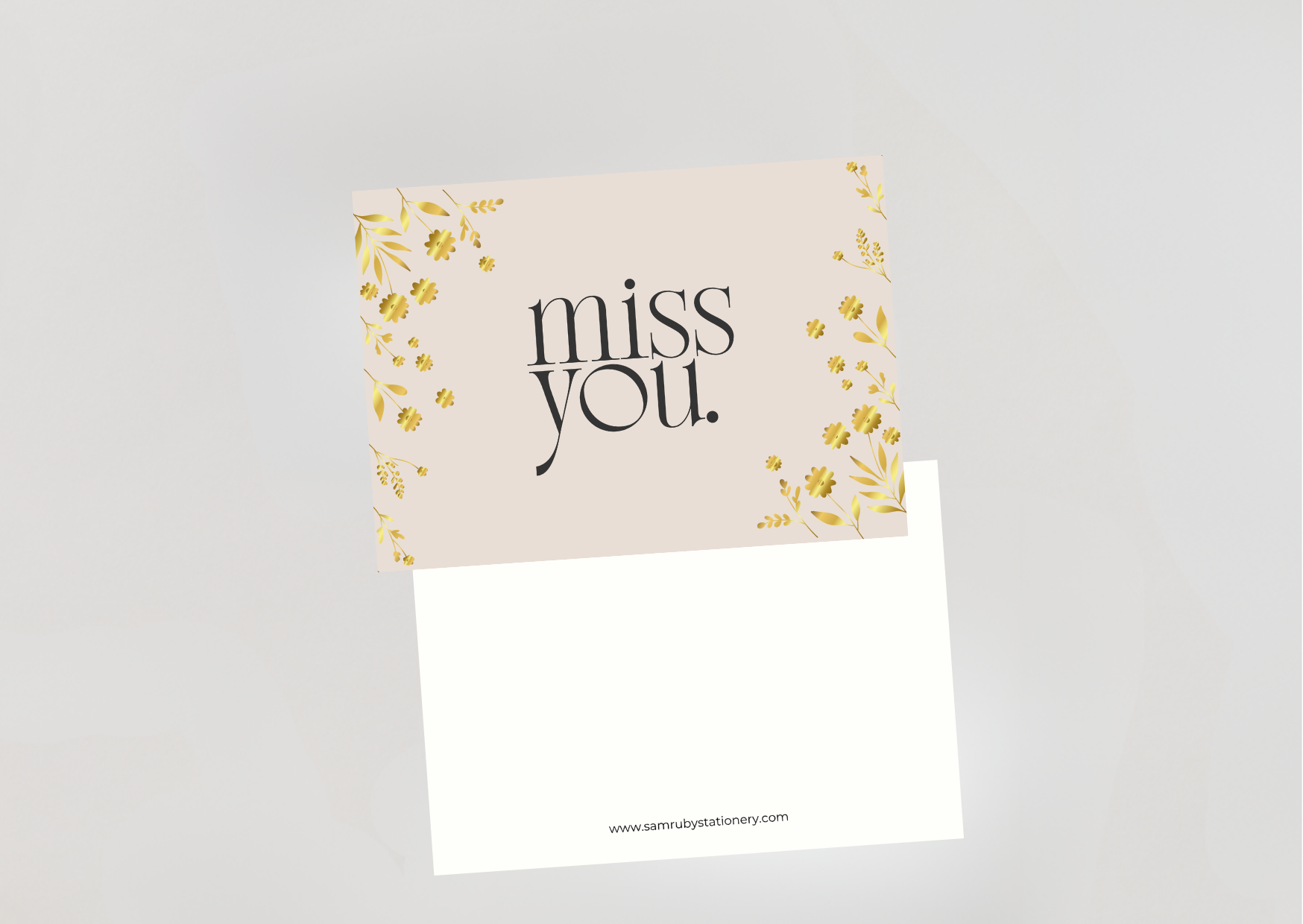 Miss You Pack of 6 Note Cards
