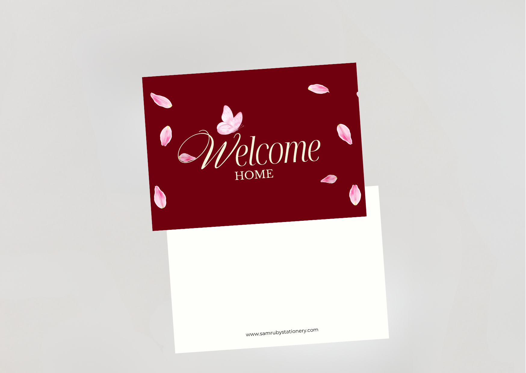 Welcome Home Pack of 6 Flat Greeting Cards