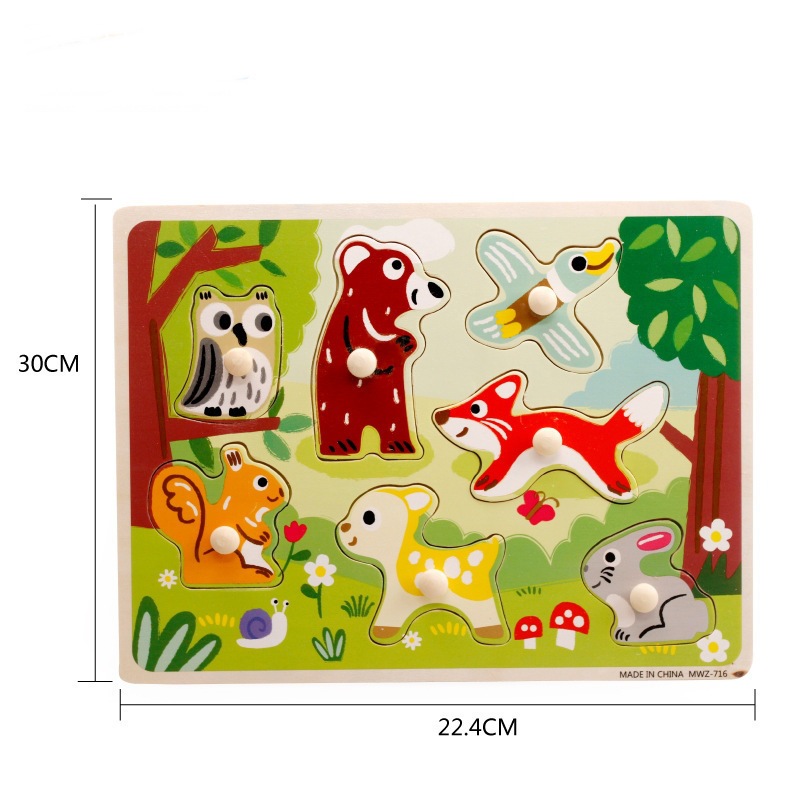 Woodland Wonders Forest Animal Peg Puzzle