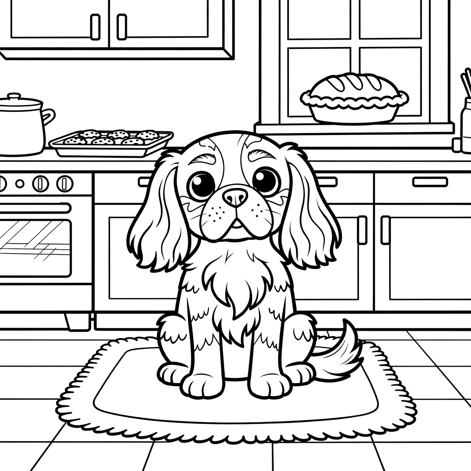 Bold & Easy Cozy Dogs Coloring Book for Seniors
