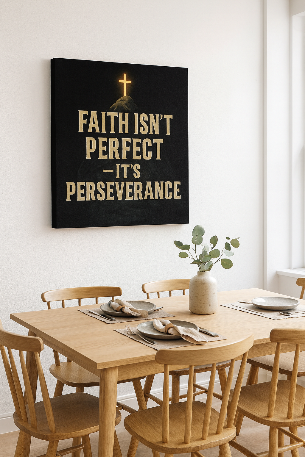 Bible Verse Wall Art – Vol1 (6 Christian Prints, JPG & PDF, 6 Sizes Each, Instant Download)