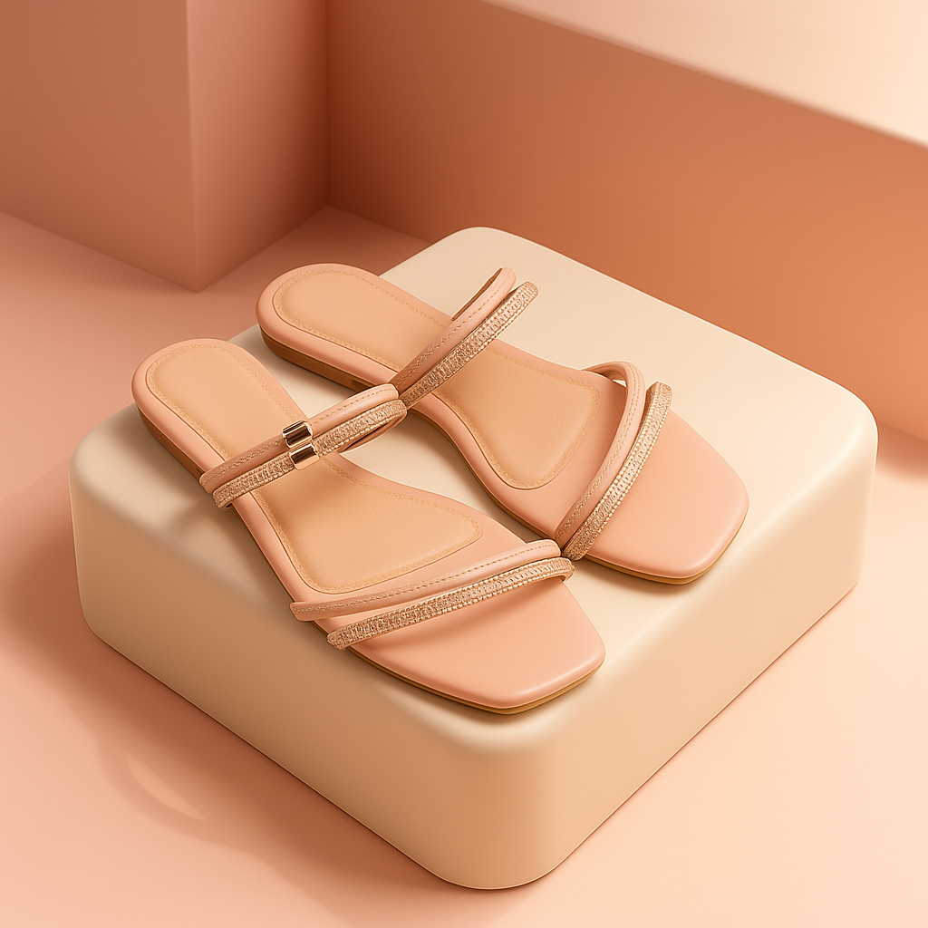 Sandália  strass Brilho de Luxo