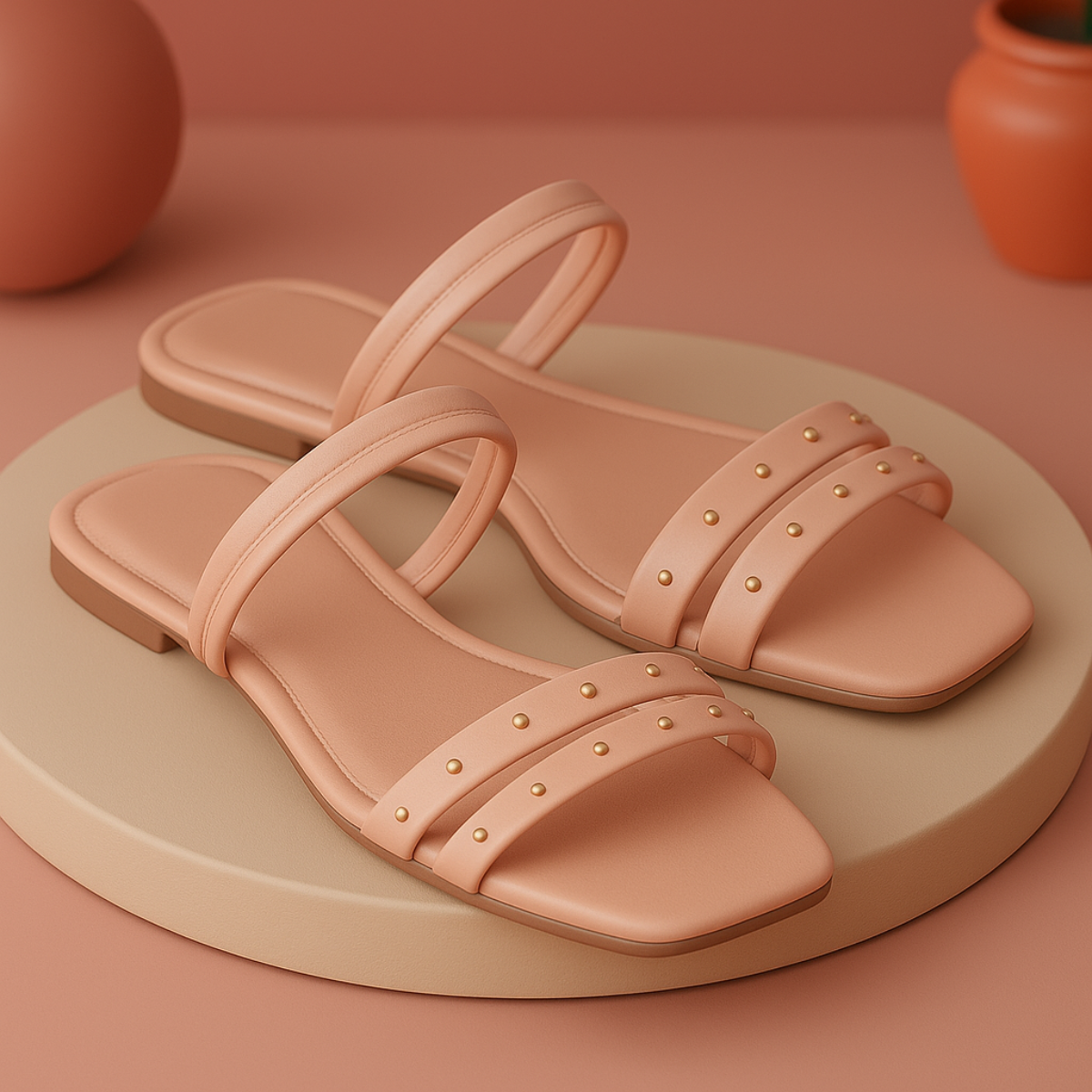 Sandália Rasteira  Elegante 