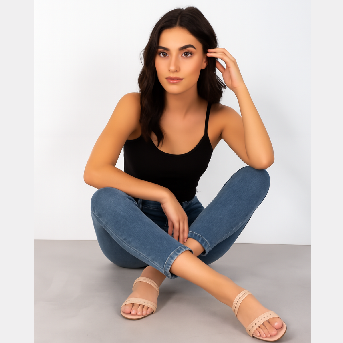 Sandália Rasteira  Elegante 