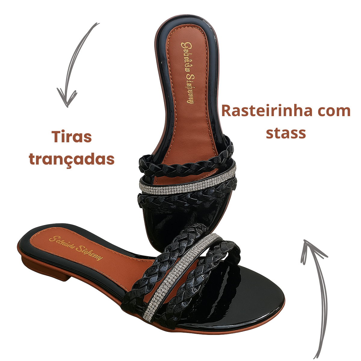 Sandália Rasteirinha Feminina 