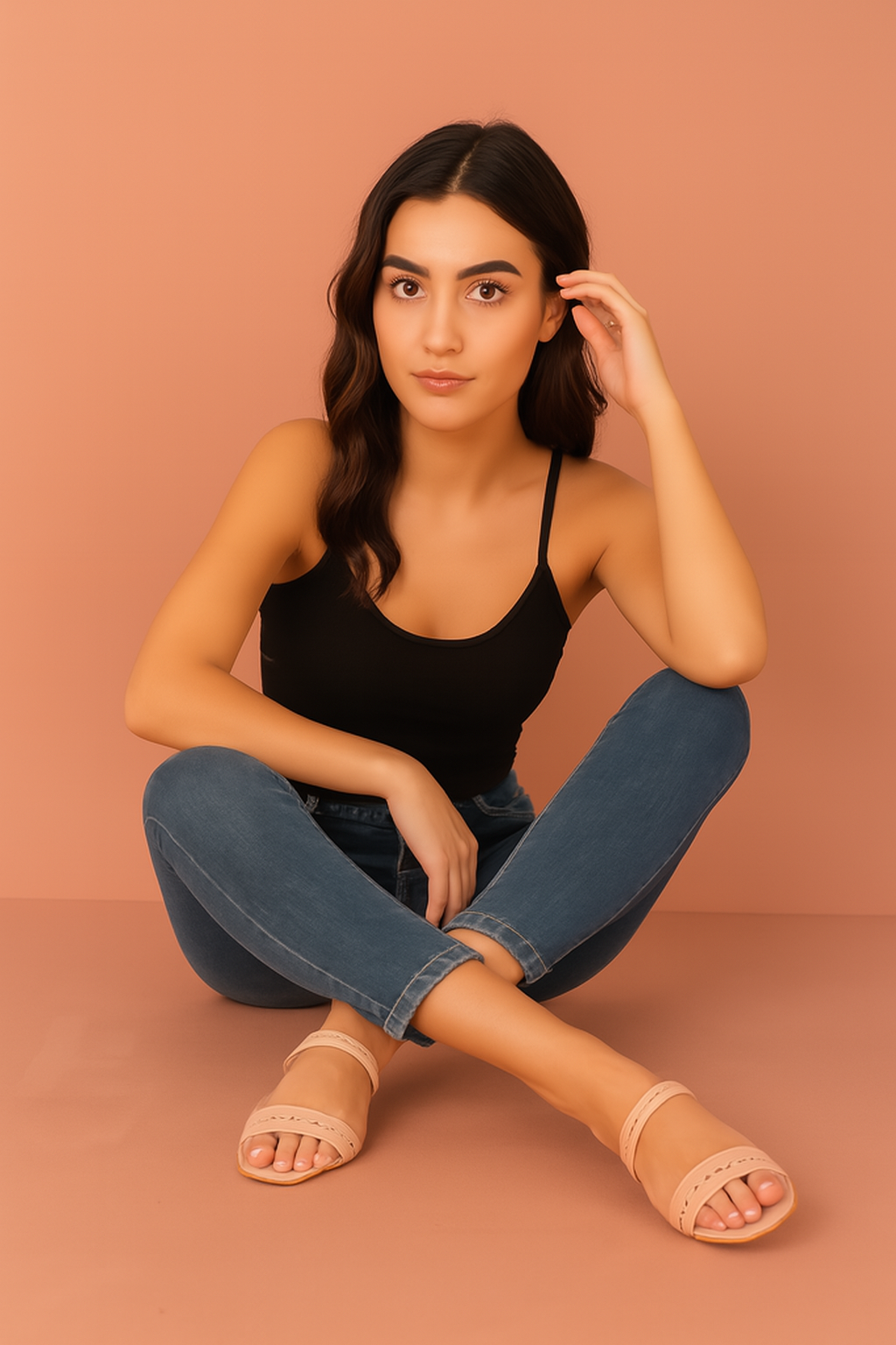 Sandália Rasteira  Elegante 