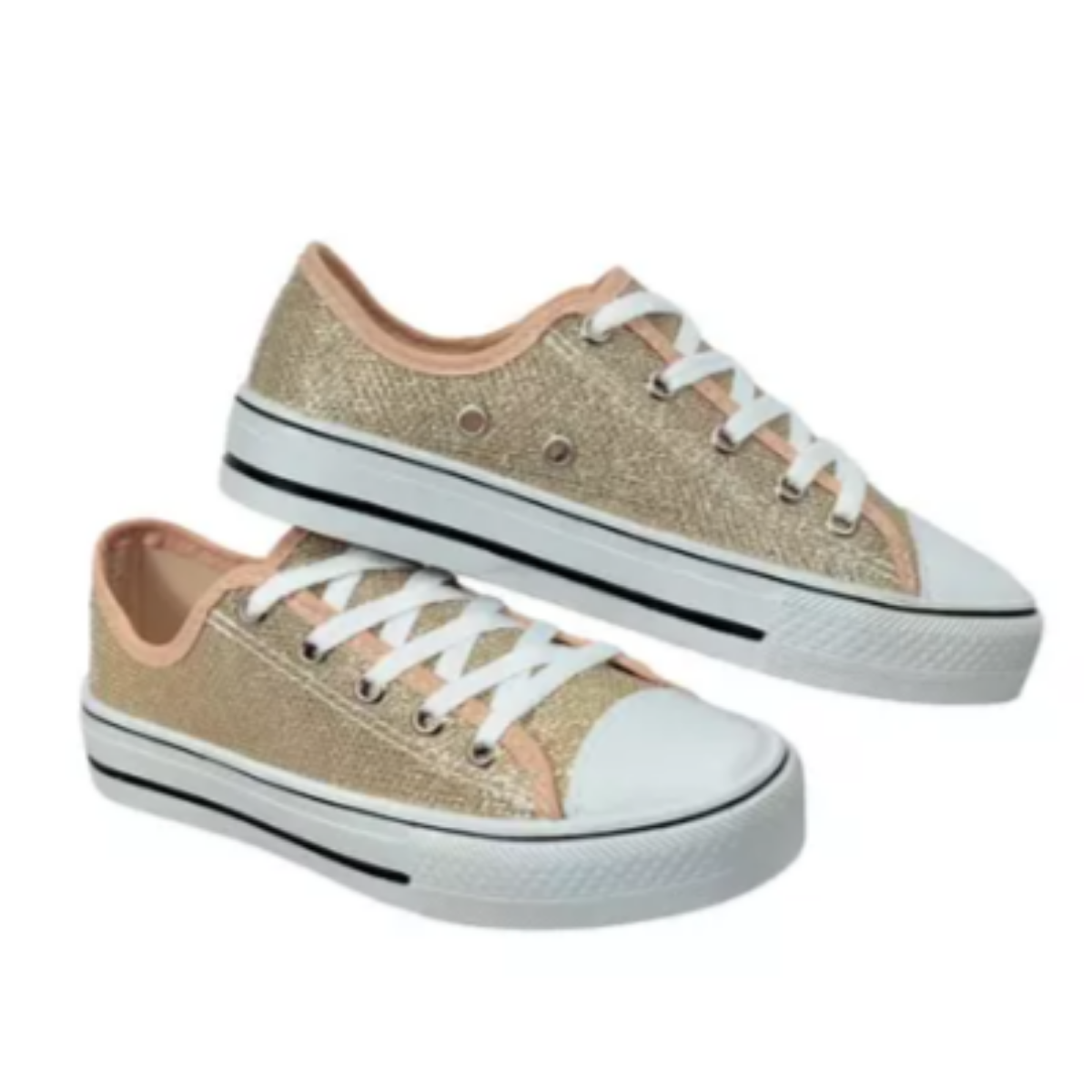 Tênis Feminino Star em Glitter 