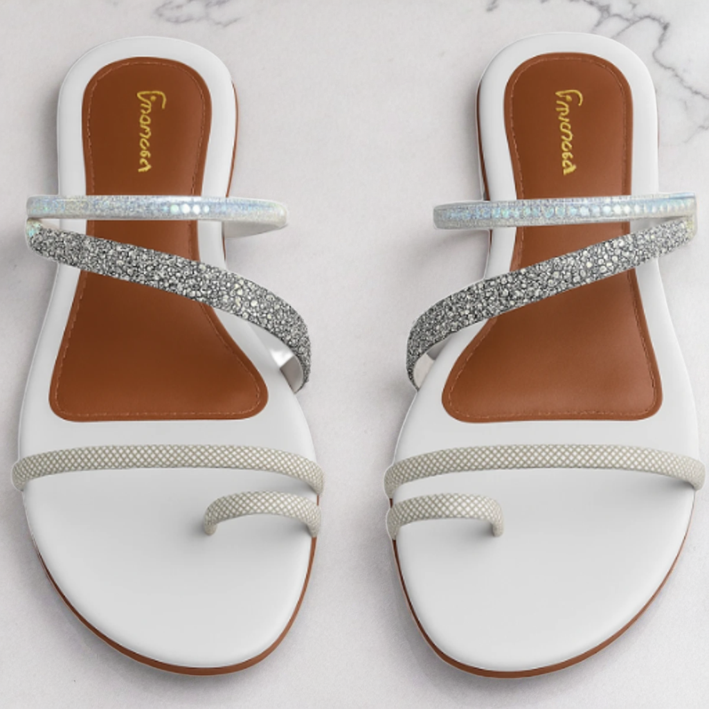 Sandália Rasteira Feminina 2 em 1