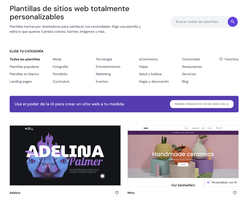 Creación de Sitios Web Profesionales