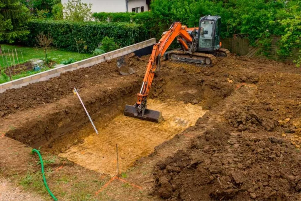 Construcción de piscina